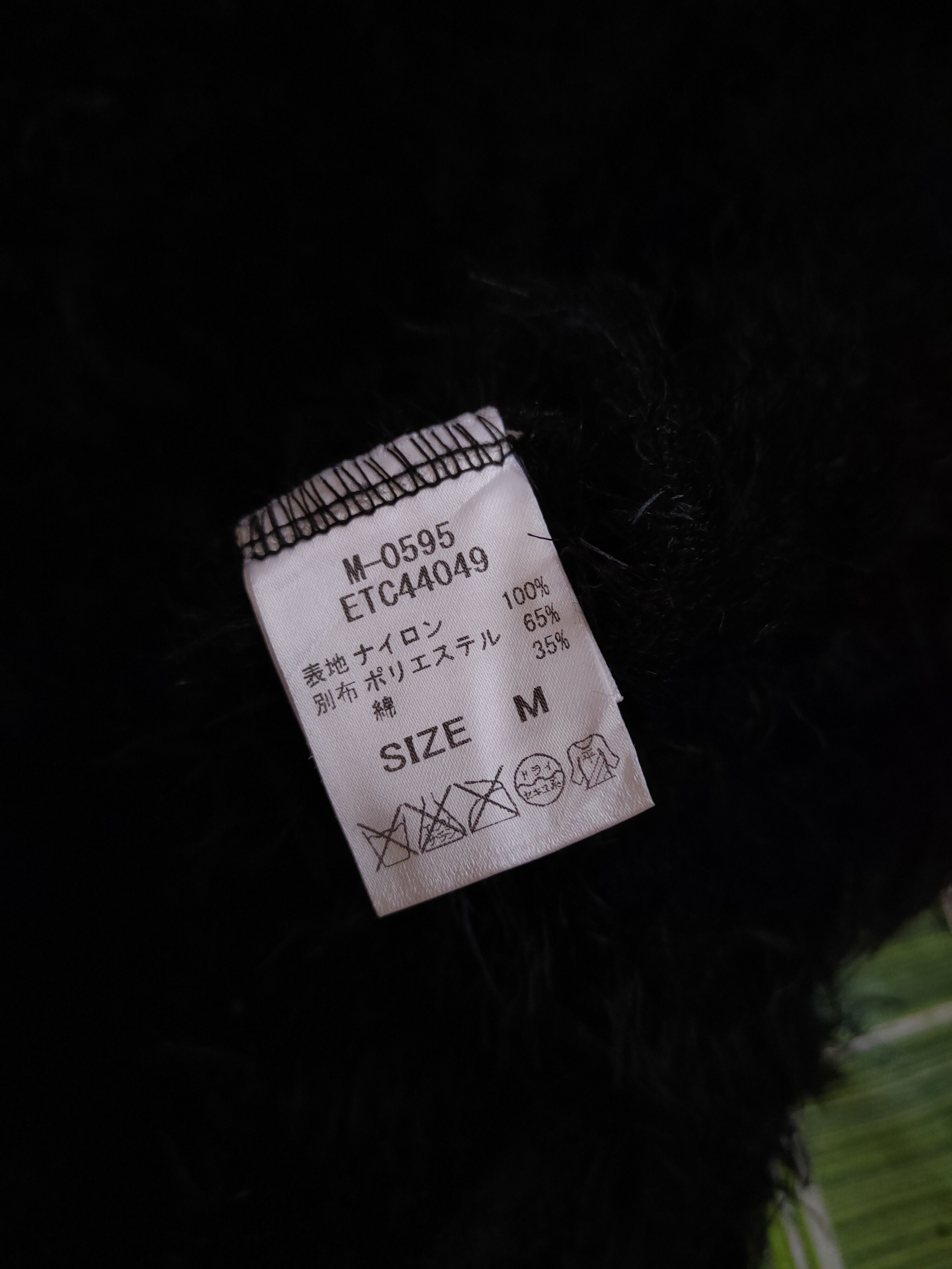 Homespun Knitwear × Japanese Brand × Vintage Rna.Inc Black Shag Shaggy Fur Mohair Knitwear #S2183 Size M / US 6-8 / IT 42-44 - 13 Thumbnail