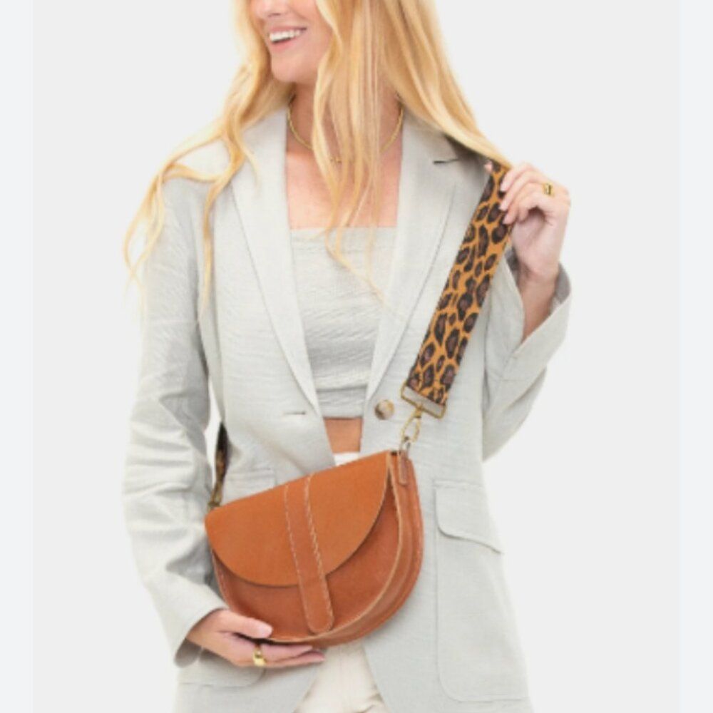 Molly Goddard Molly G Clementine Crossbody Whiskey Colored Saddle Leather Size ONE SIZE - 7 Thumbnail