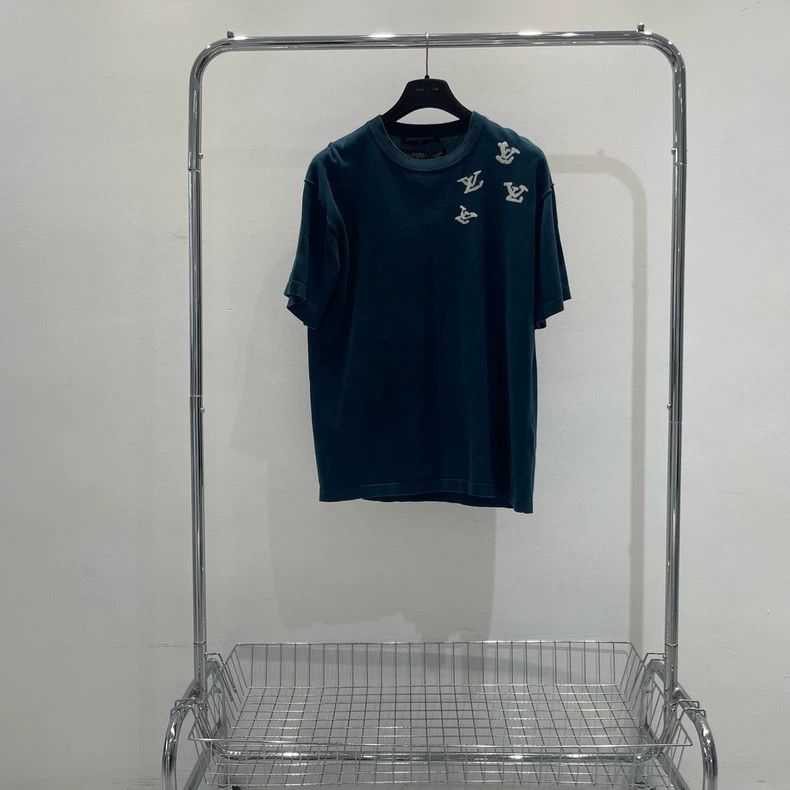 Louis Vuitton Louis Vuitton Pied Piper knit logo short sleeves Size US L / EU 52-54 / 3 - 2 Thumbnail