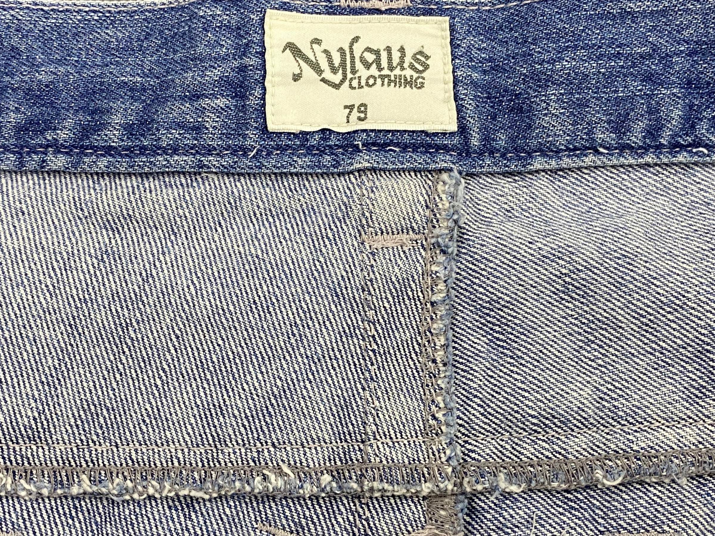 Japanese Brand Nylaus Jeans Double Waist Short Jeans Japanese Jeans Size US 31 - 6 Thumbnail