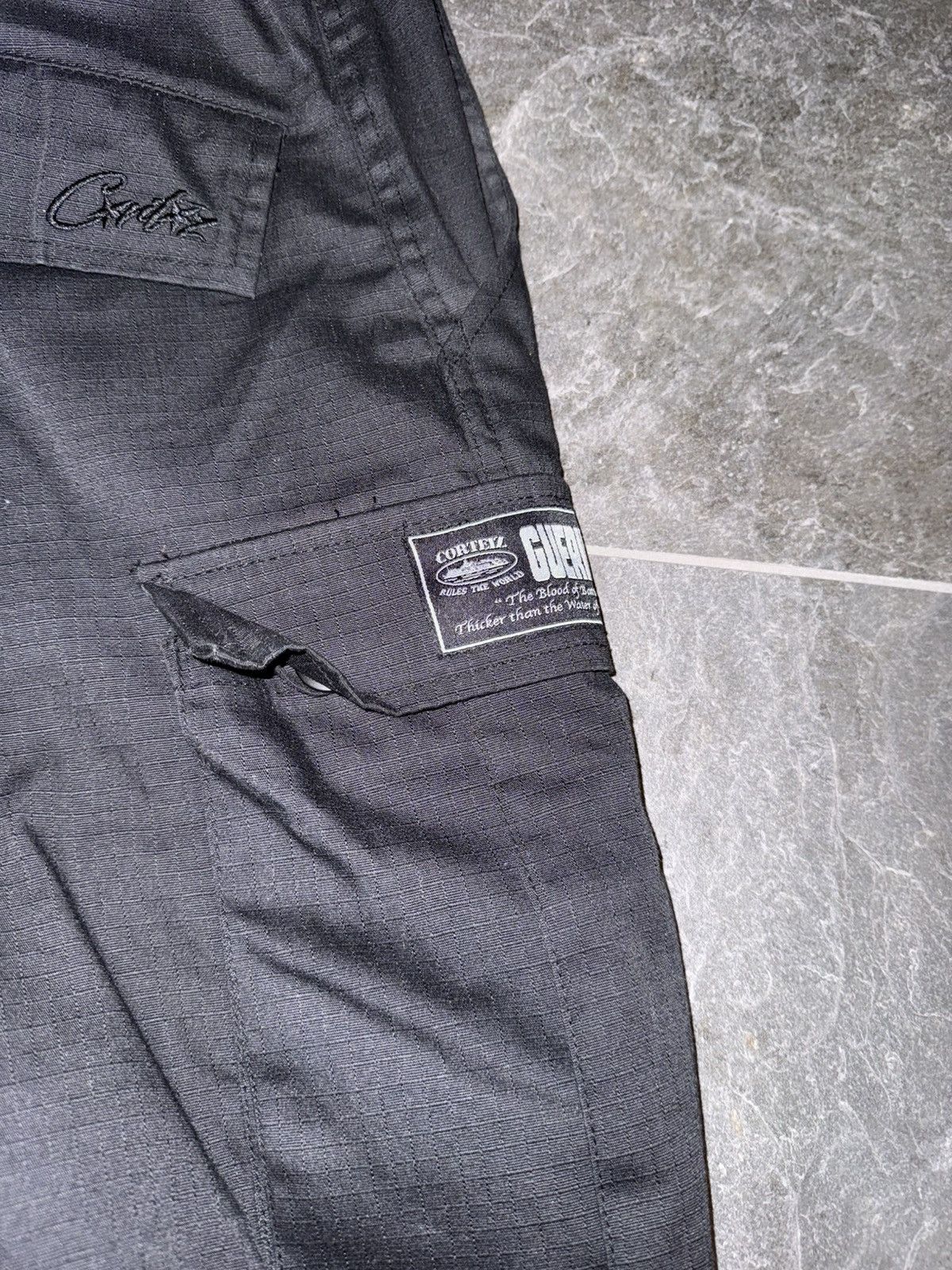 Corteiz Corteiz Cargo Hose – Schwarz – Größe S Size US 30 / EU 46 - 7 Thumbnail