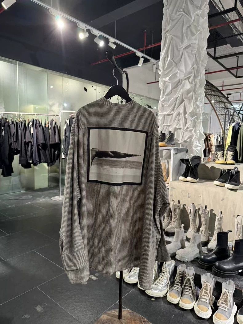 Raf Simons RAF SIMONS 17SS Robert Cooperative Patch Silhouette Shirt 2 Size US M / EU 48-50 / 2 - 1 Thumbnail