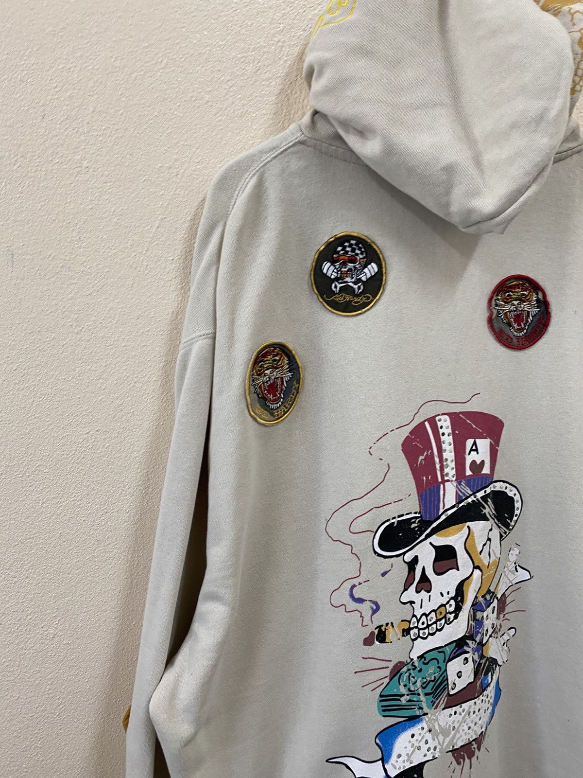 Ed Hardy Rare Vtg Ed Hardy Hoodie Zip Up Size US XXL / EU 58 / 5 - 5 Thumbnail