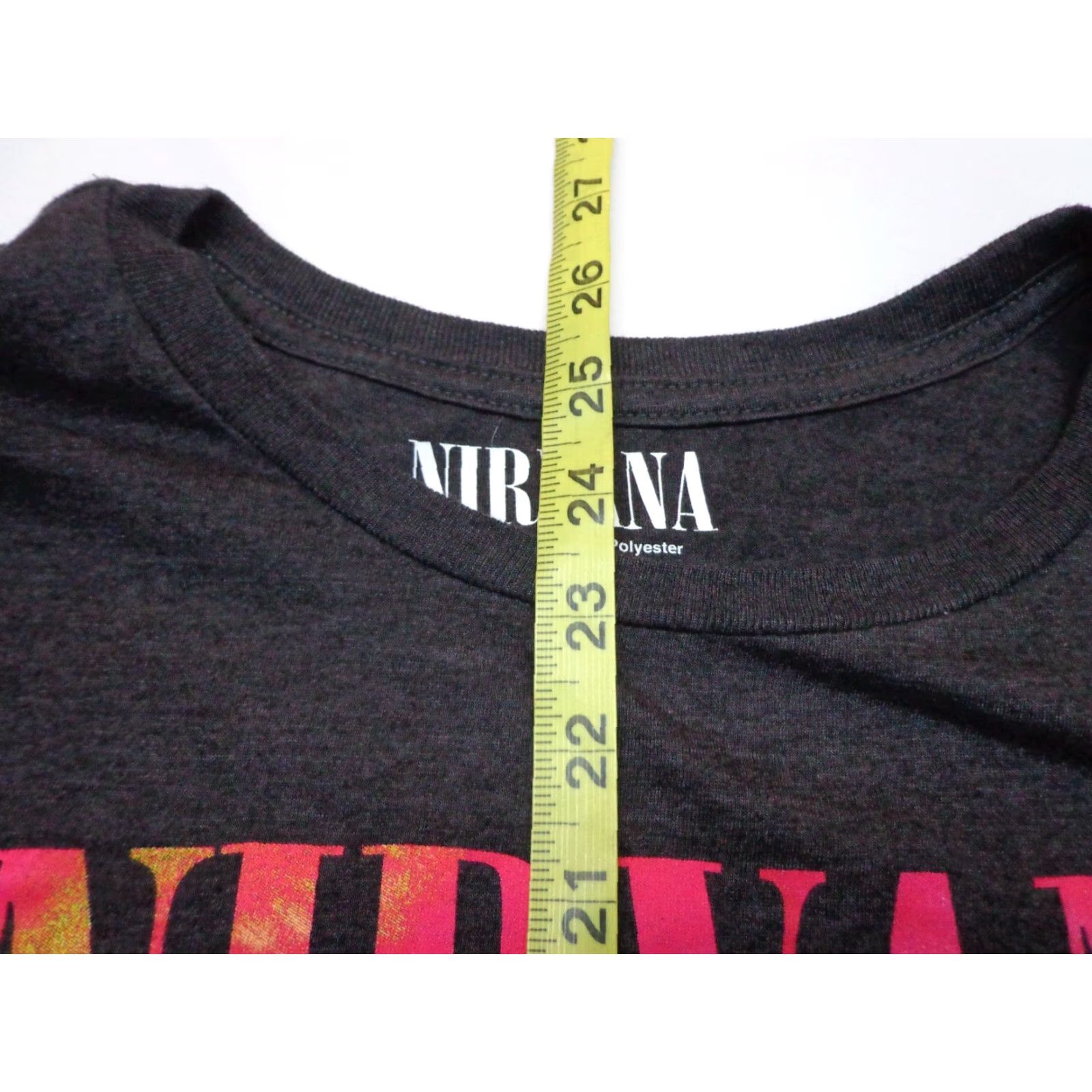 Vintage Nirvana Smiley Face Tee Shirt Women's Size Large T-Shirt Crew Neck Short Sleeve Black Vintage No Size L / US 10 / IT 46 - 5 Thumbnail