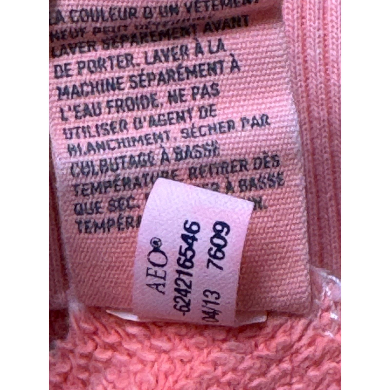 American Eagle Outfitters American Eagle Outfitters Lace Up Hoodie Peach Pink Size S Size S / US 4 / IT 40 - 10 Thumbnail