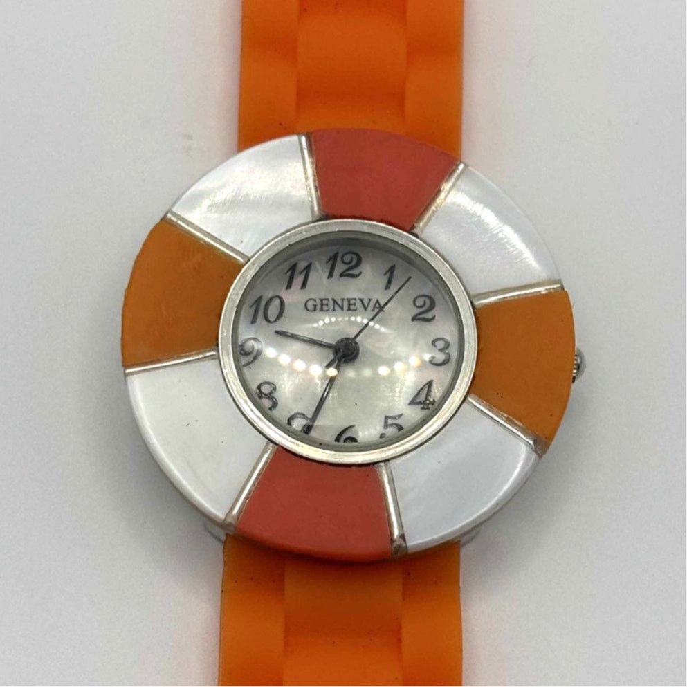 Geneva Orange Geneva Men's Watch Size ONE SIZE - 2 Thumbnail