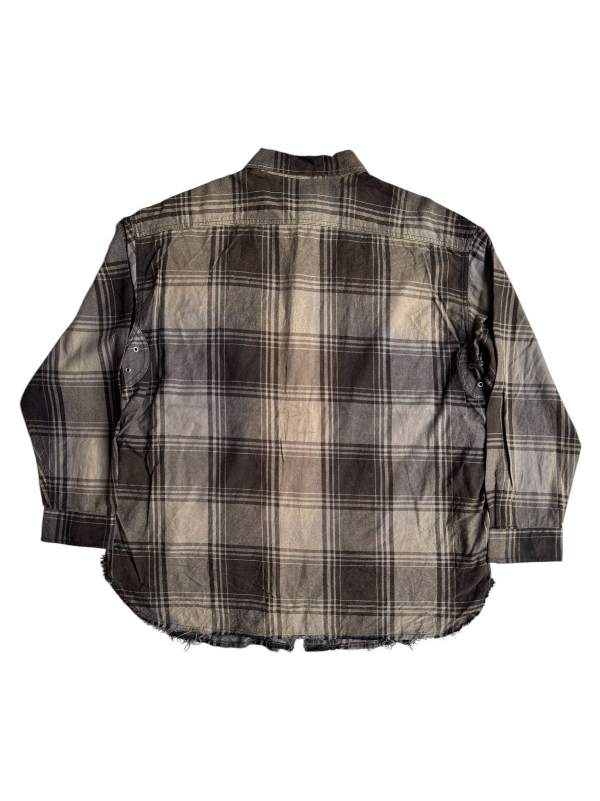 Diesel VERY RARE VINTAGE SHIRT FLANNEL DIESEL DISTRESSED CHECKER Size US S / EU 44-46 / 1 - 2 Thumbnail