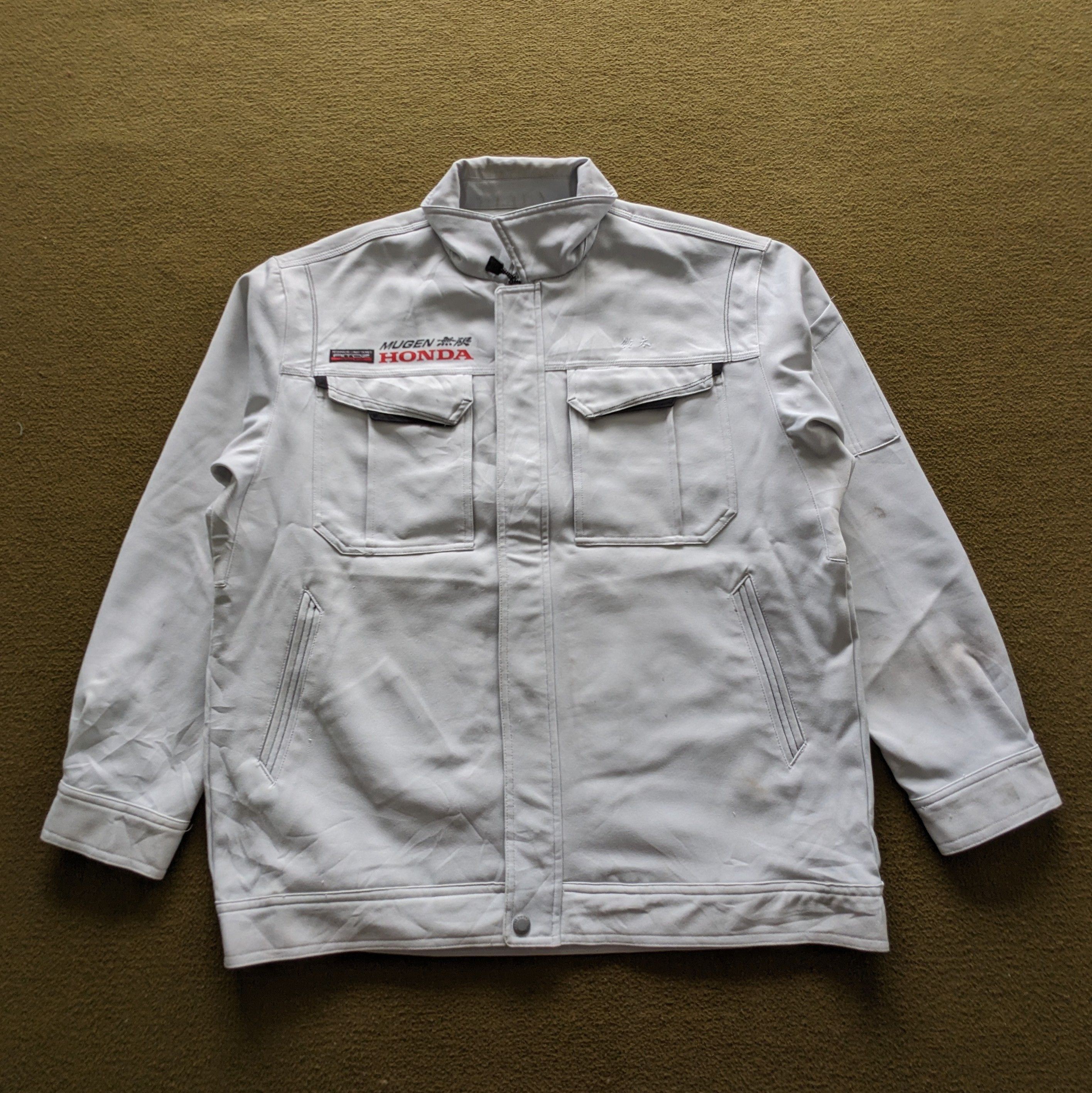 Vintage Vintage MUGEN HONDA Racing Uniform Workers Custom Jacket Size US L / EU 52-54 / 3 - 3 Thumbnail