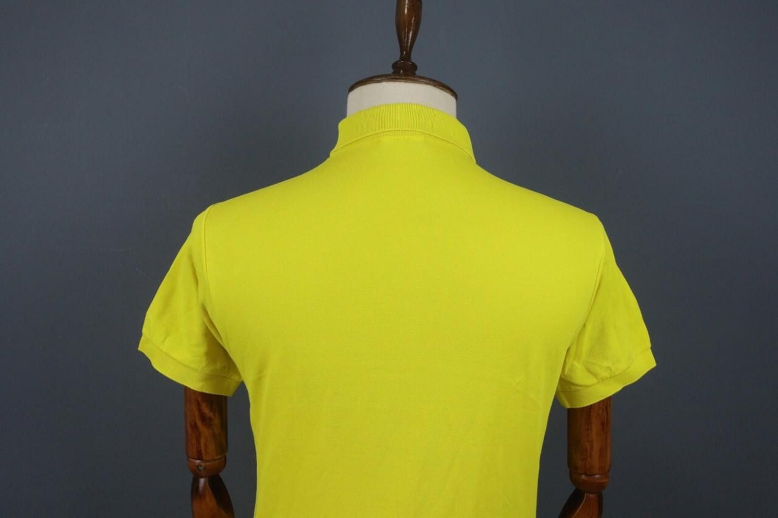 Lacoste Lacoste Yellow Cotton Collared Popover Polo Shirt Size 4 Size US M / EU 48-50 / 2 - 10 Thumbnail