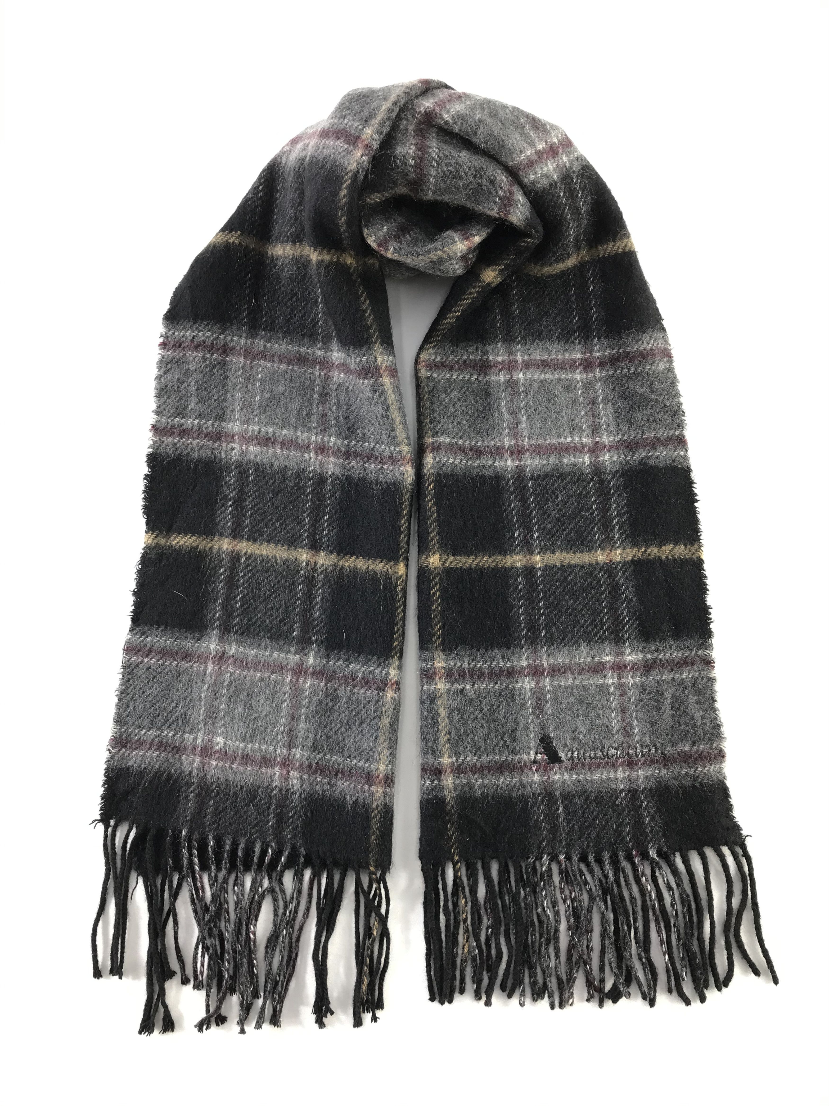 Aquascutum × Vintage Aquascutum Scarf / Muffler / Neckwear - WW2224 Size ONE SIZE - 1 Thumbnail