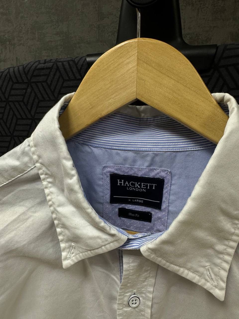 Hackett × Vintage Vintage Hackett London White Mens Shirt Size US XL / EU 56 / 4 - 8 Thumbnail