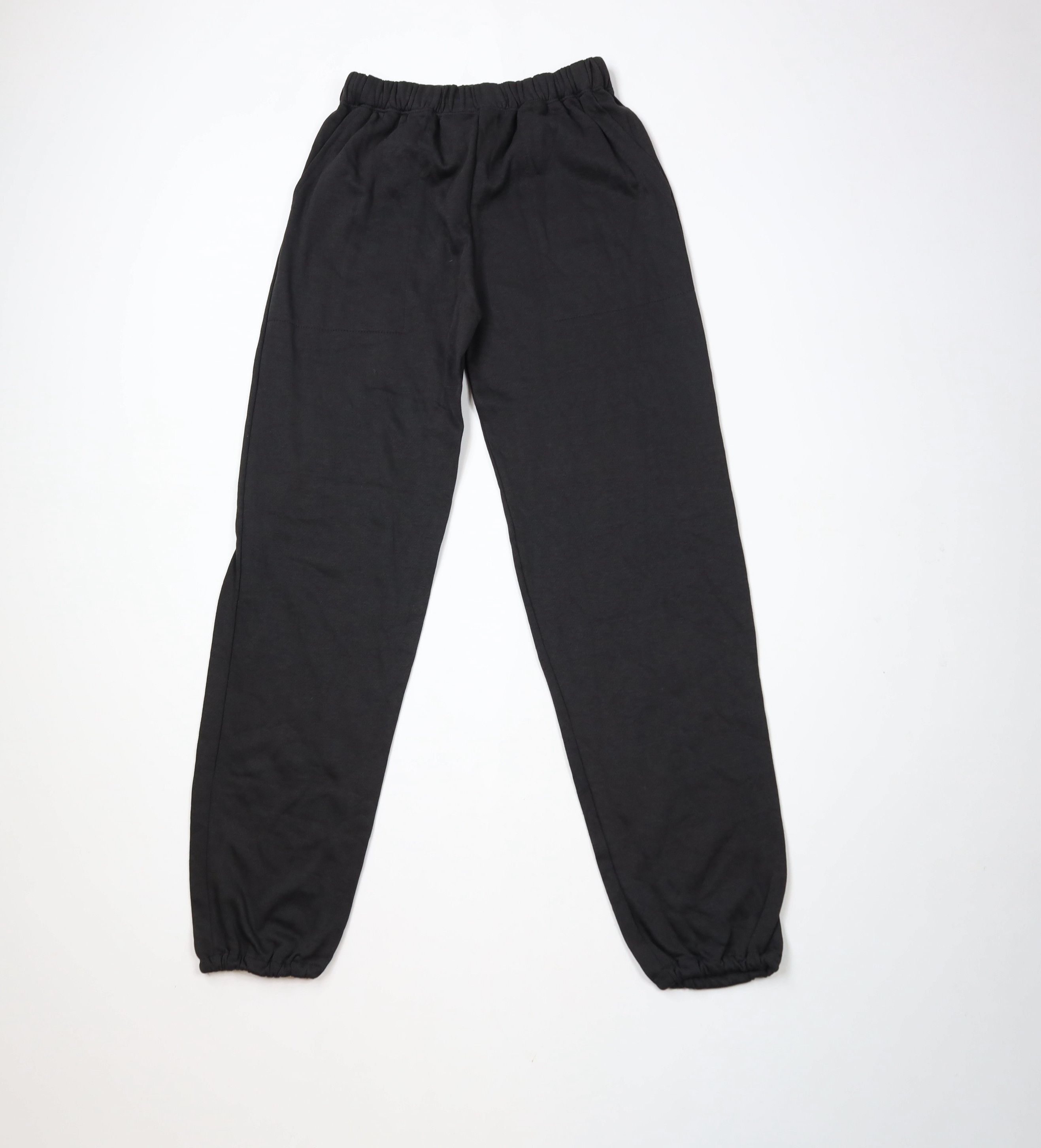 Vintage Vintage 90s Streetwear Cuffed Sweatpants Joggers Black USA Size US 36 / EU 52 - 1 Thumbnail