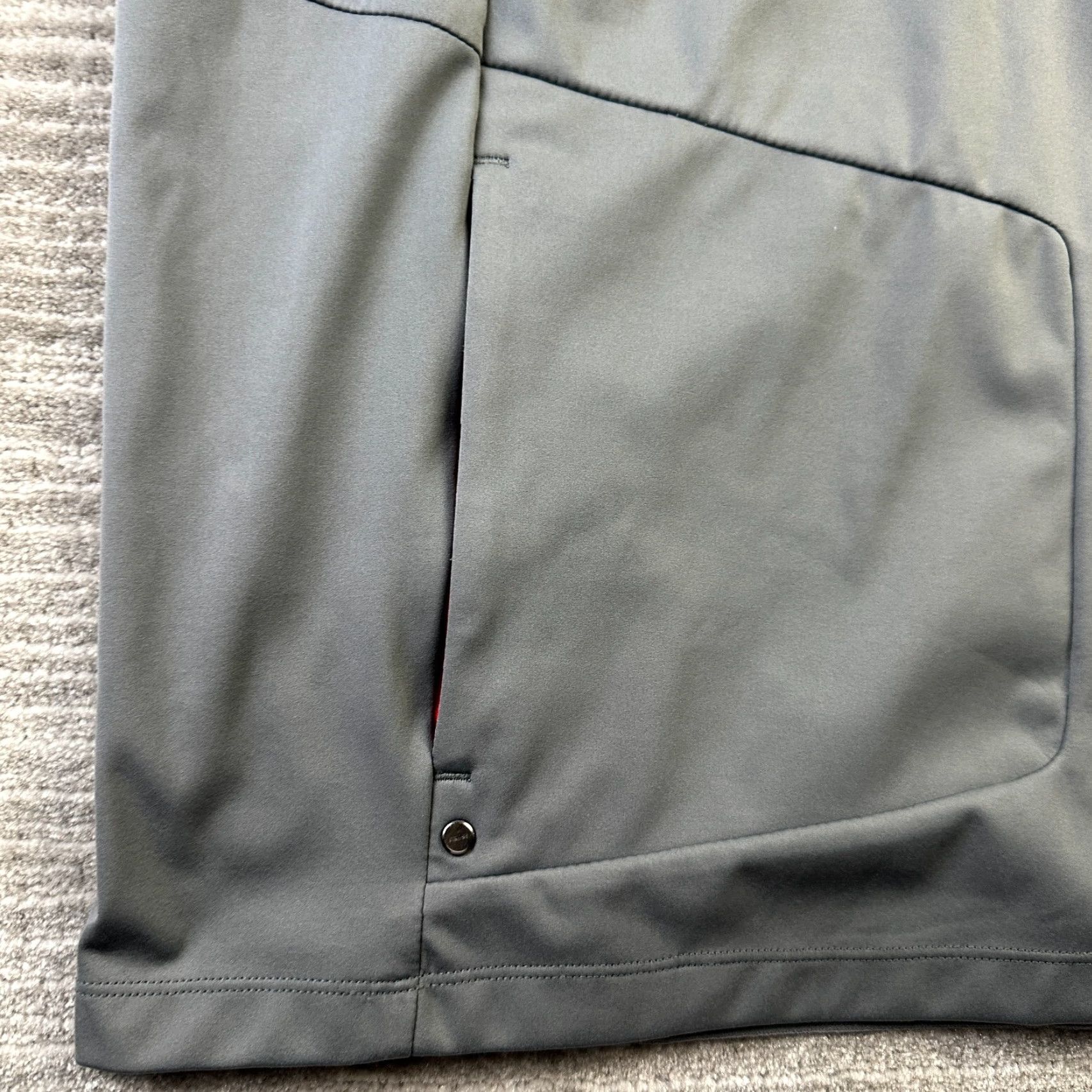 RLX Ralph Lauren RLX Ralph Lauren Jacket Mens XL Gray Half Zip Performance Short Sleeve Size US XL / EU 56 / 4 - 5 Thumbnail