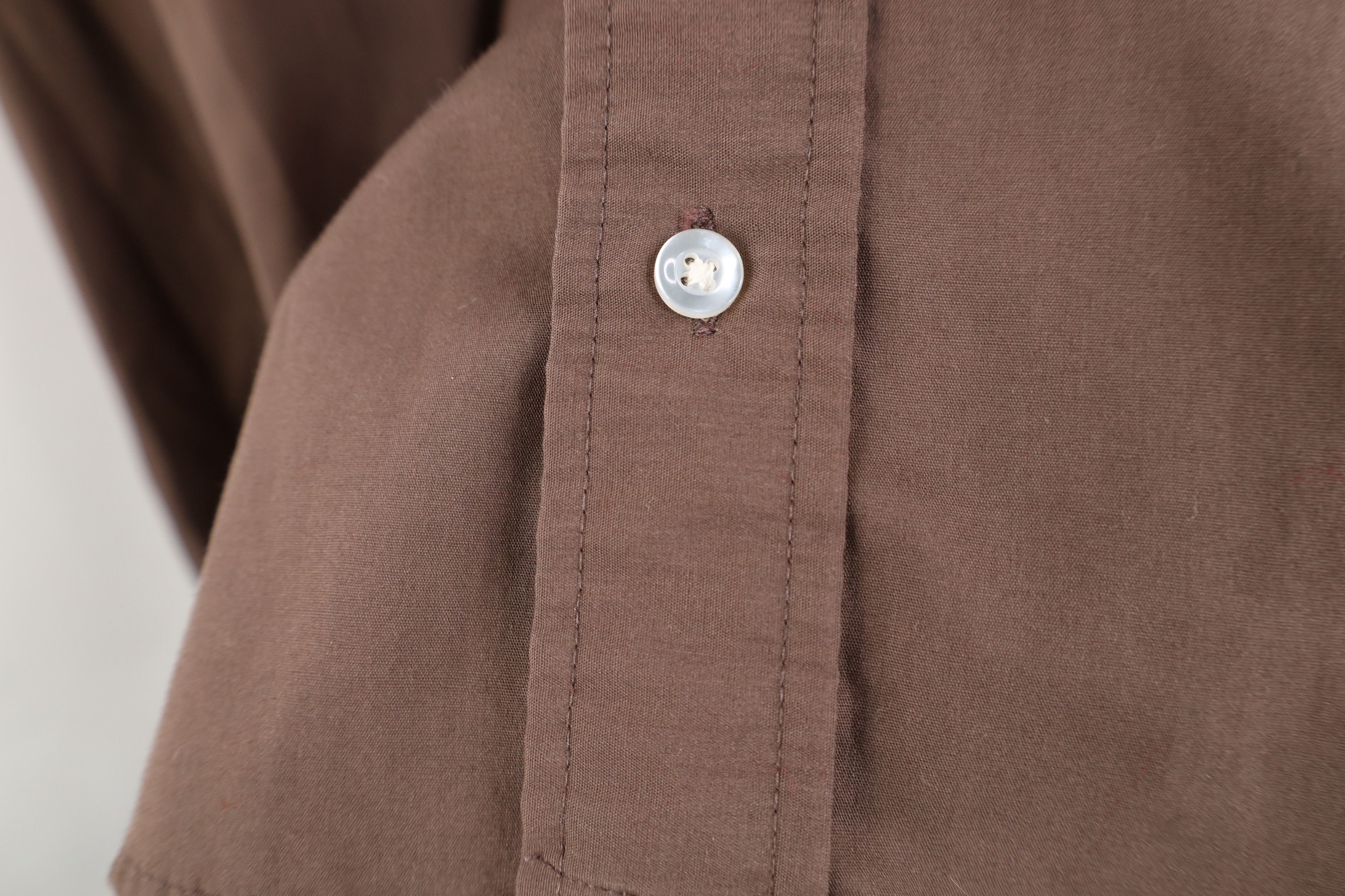 Vintage Vintage 70s Streetwear Cuff Dagger Collar Button Shirt USA Size US L / EU 52-54 / 3 - 11 Thumbnail