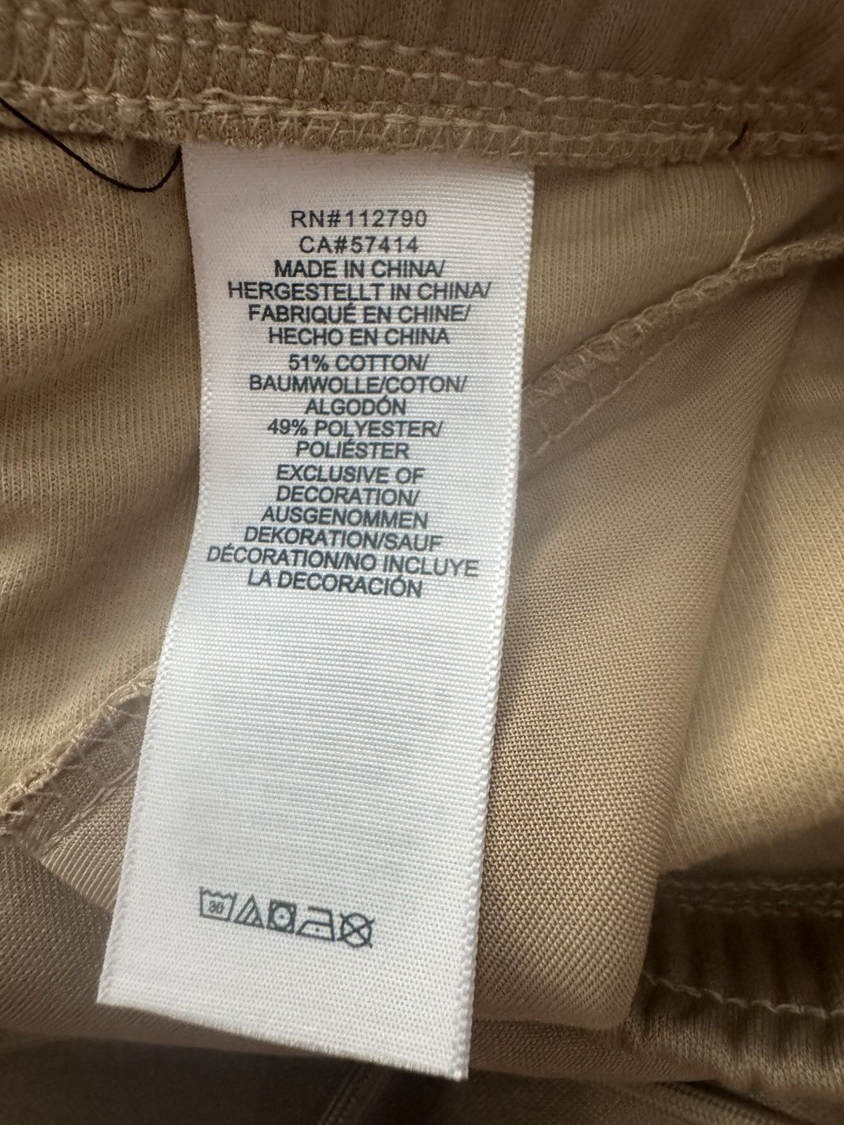 True Religion True Religion Beige Cuffed Joggers Size US 34 / EU 50 - 4 Thumbnail