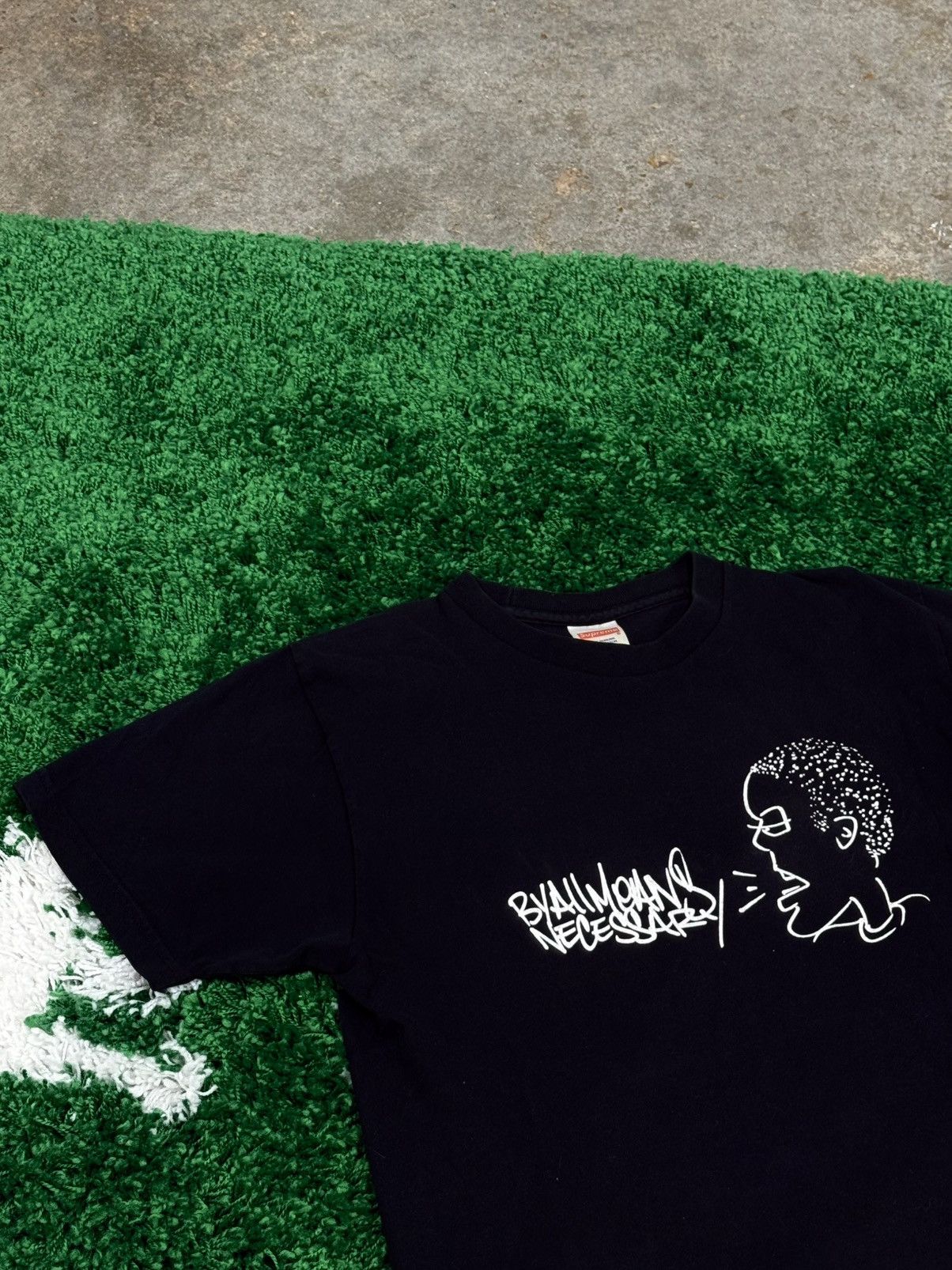 Supreme Supreme x KRS ONE By Any Means Necessary Tee Black FW14 Size US M / EU 48-50 / 2 - 4 Thumbnail