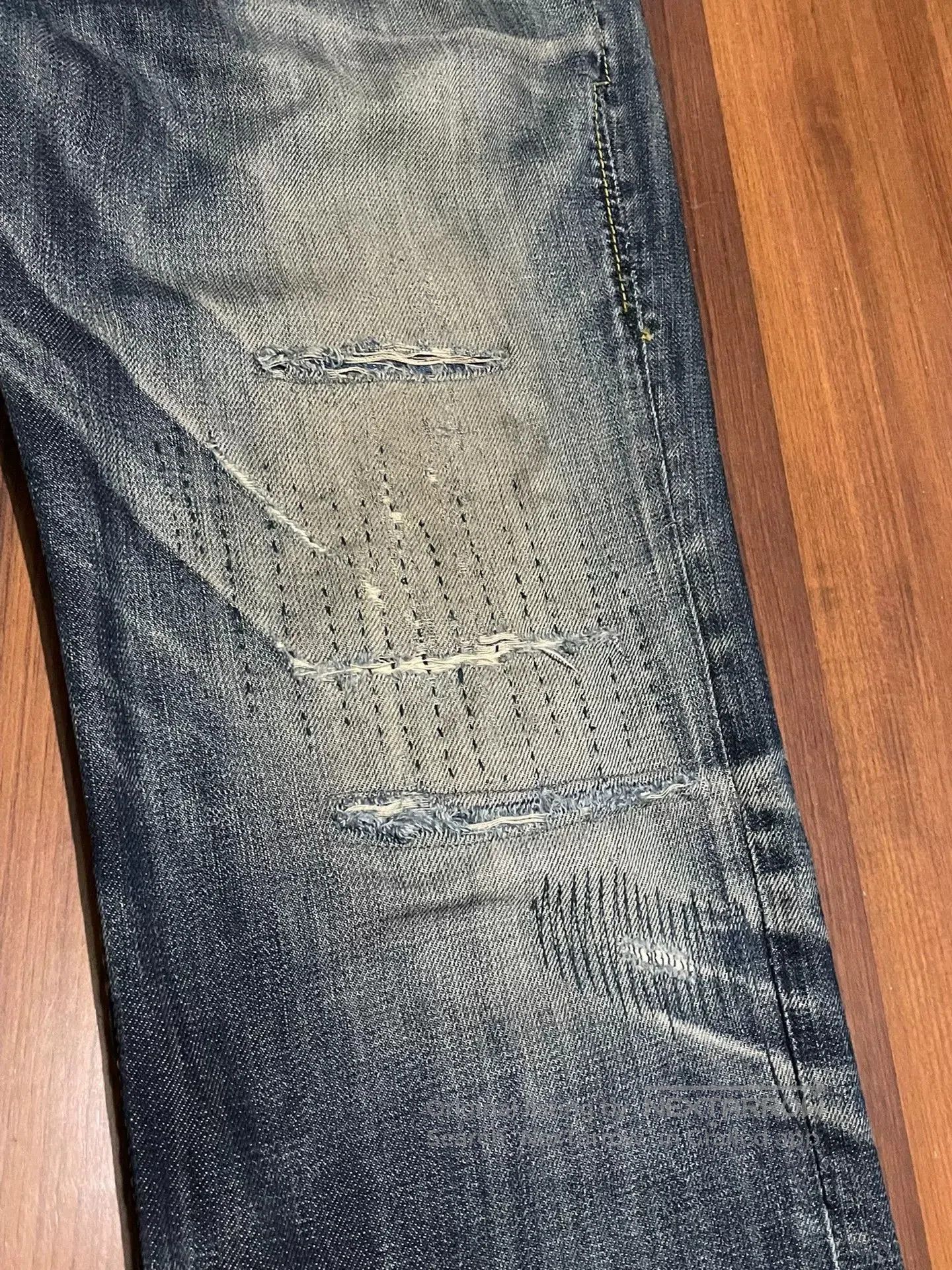 Levi's Vintage Clothing Levi's 504 LVC Japanese Wash Patch Jeans. Size US 28 / EU 44 - 4 Thumbnail