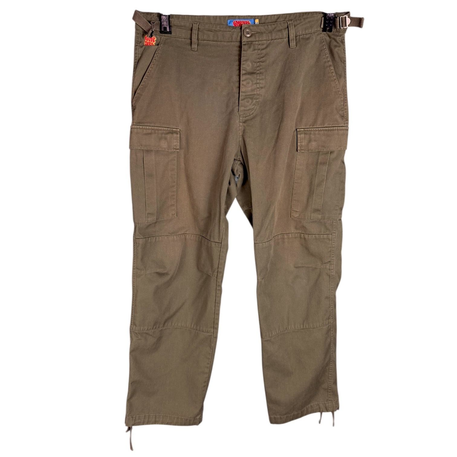 Empyre Men's Empyre Relax Olive Green Cargo Army Utility Pants 32 Size US 32 / EU 48 - 1 Thumbnail