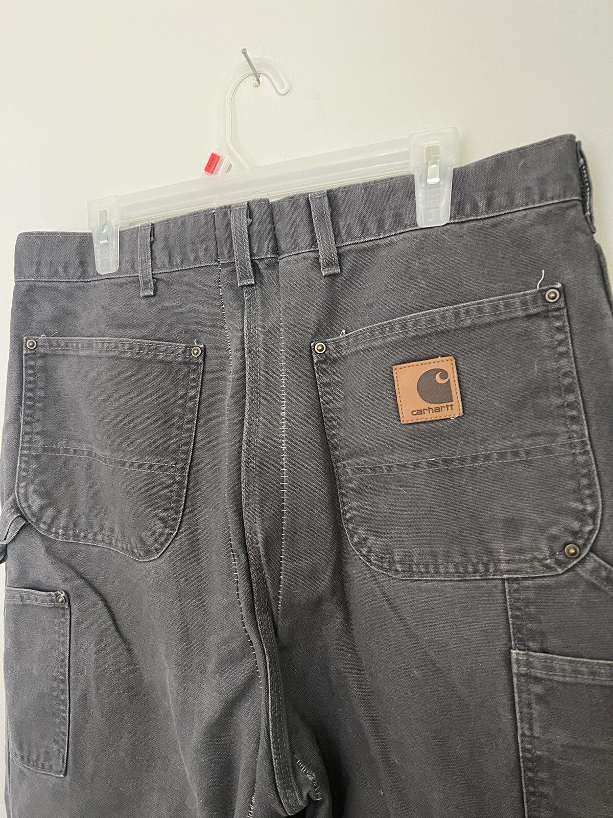 Carhartt Vintage Carhartt Double Knee Carpenter Work Pants Grey Size US 34 / EU 50 - 4 Thumbnail