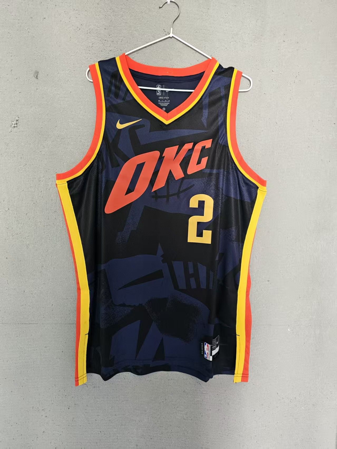 NBA Oklahoma City Thunder #2 Shai Gilgeous-Alexander Jersey S Size US S / EU 44-46 / 1 - 2 Thumbnail