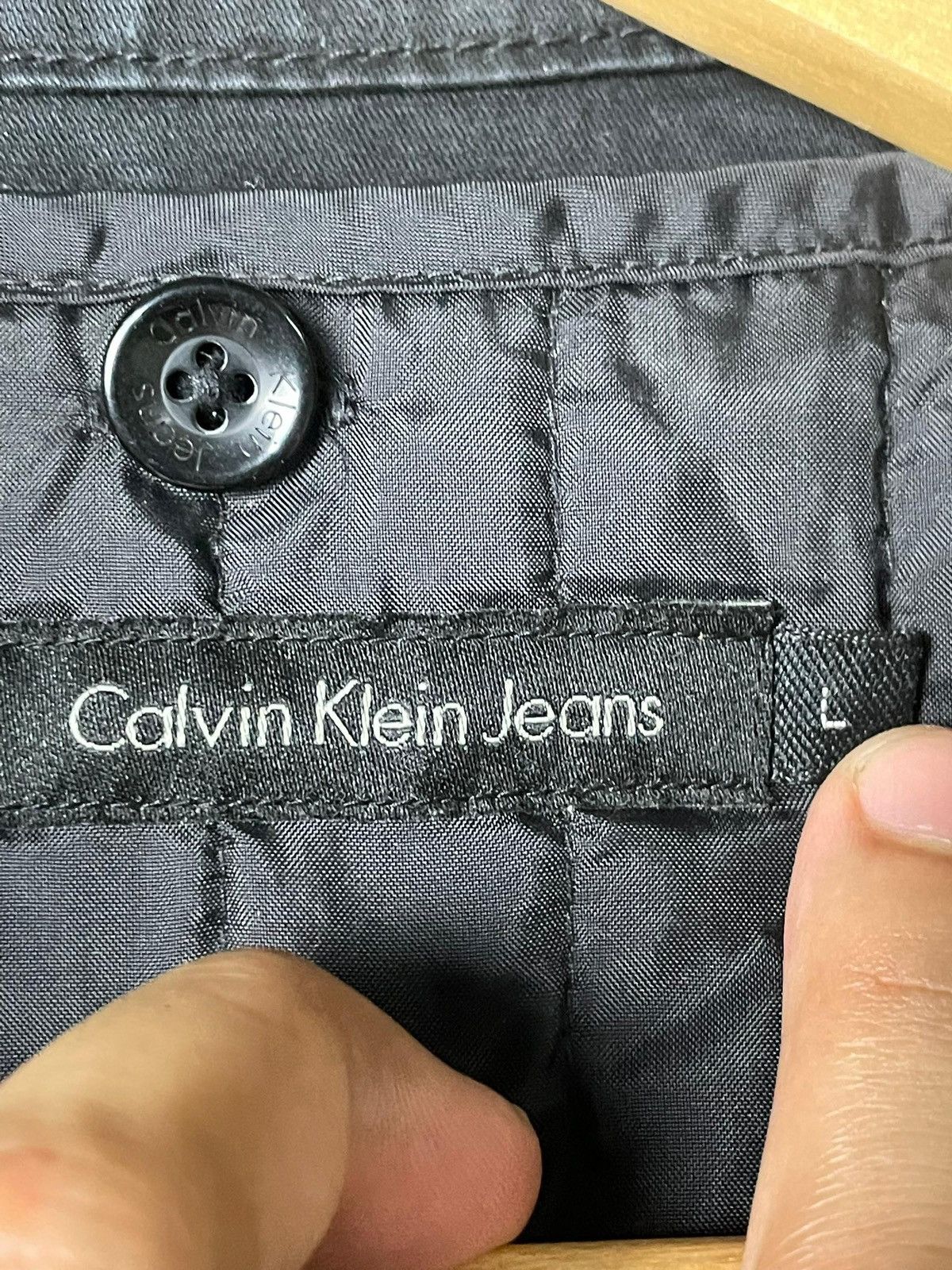 Calvin Klein × Vintage Calvin Klein Hidden Button Jacket (C3) Size US L / EU 52-54 / 3 - 8 Thumbnail