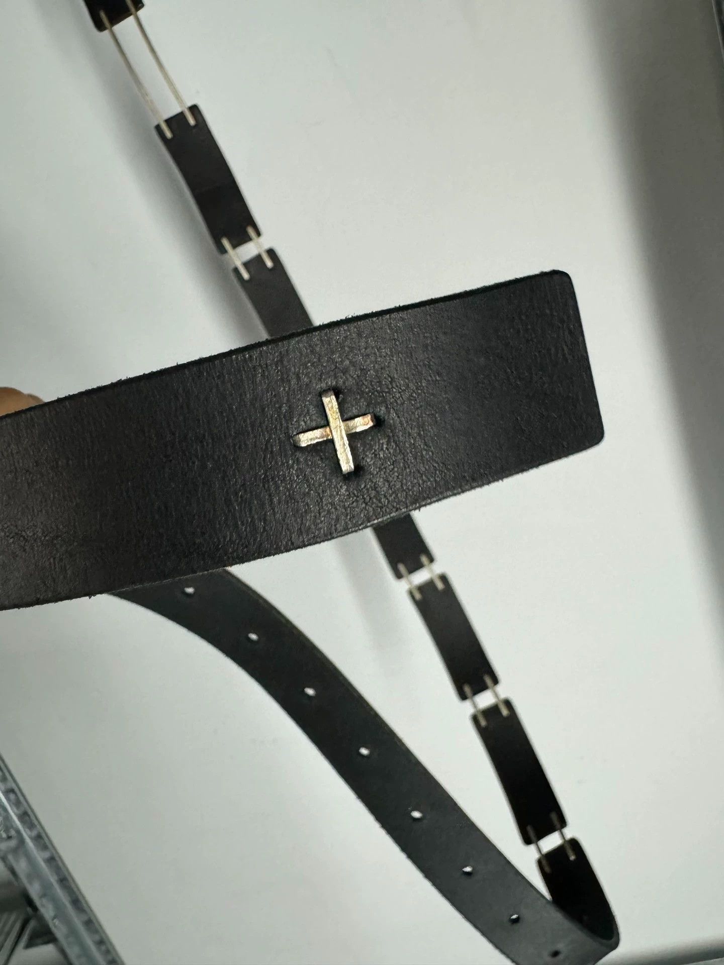 Ma+ m.a+ silver color-blocked belt EY3C-GR3.0 size m Size ONE SIZE - 1 Thumbnail