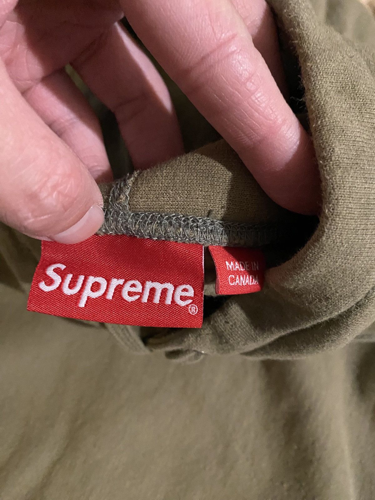 Supreme Supreme Olive Mini Small Box Logo Hoodie Size US L / EU 52-54 / 3 - 3 Thumbnail