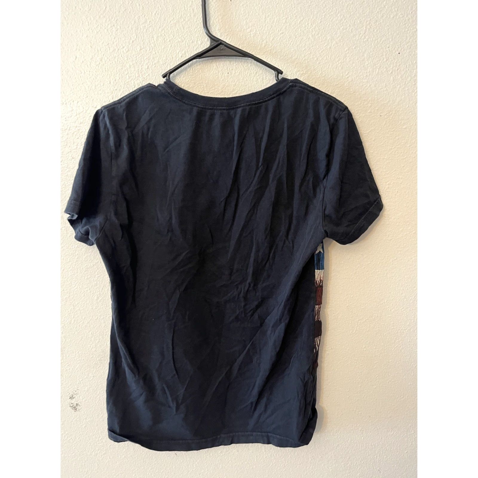 American Eagle Outfitters VINTAGE American Eagle Outfitters Mens T-Shirt Black USA Flag Short Sleeve Crew Neck Medium Graphic Tee Men’s M USA Flag Theme Slimming Details Size US M / EU 48-50 / 2 - 3 Thumbnail