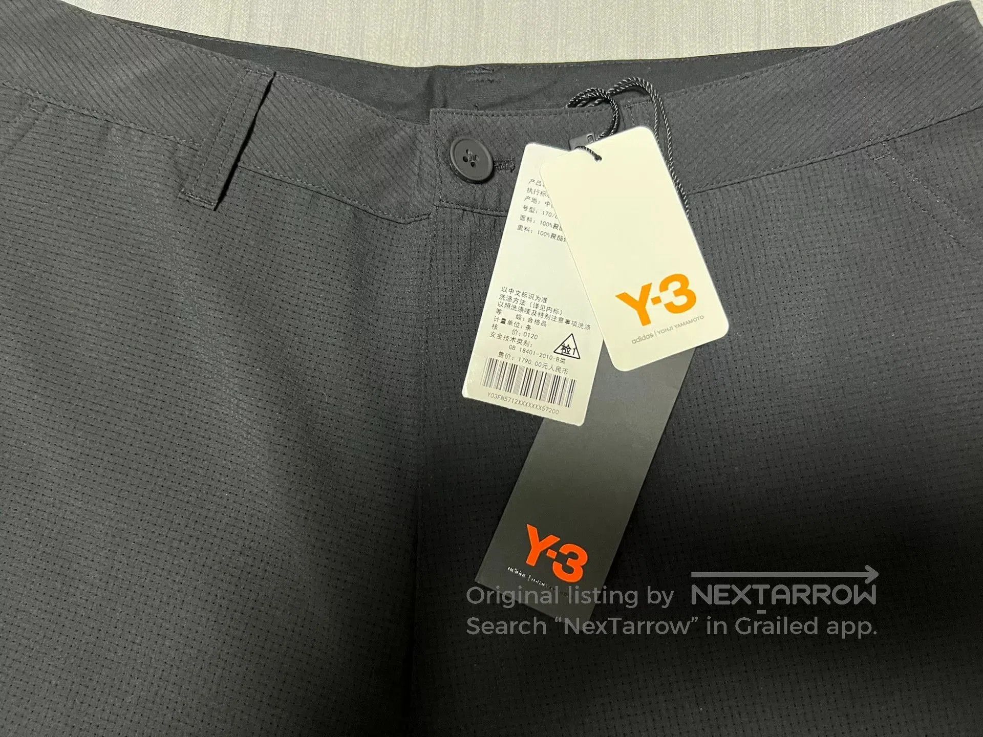 Y-3 Y-3 Black Shorts for Men. Size US 30 / EU 46 - 5 Thumbnail
