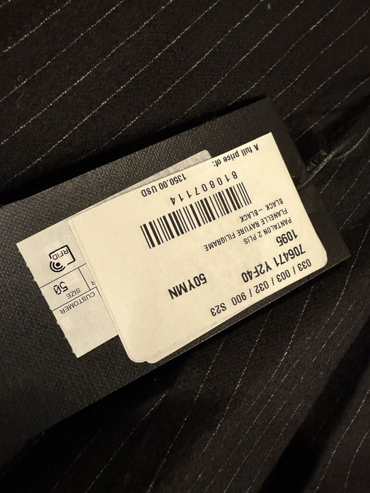 Saint Laurent Paris Saint laurent mens 2022 striped pants. 50/34. $1350 Size US 34 / EU 50 - 8 Thumbnail