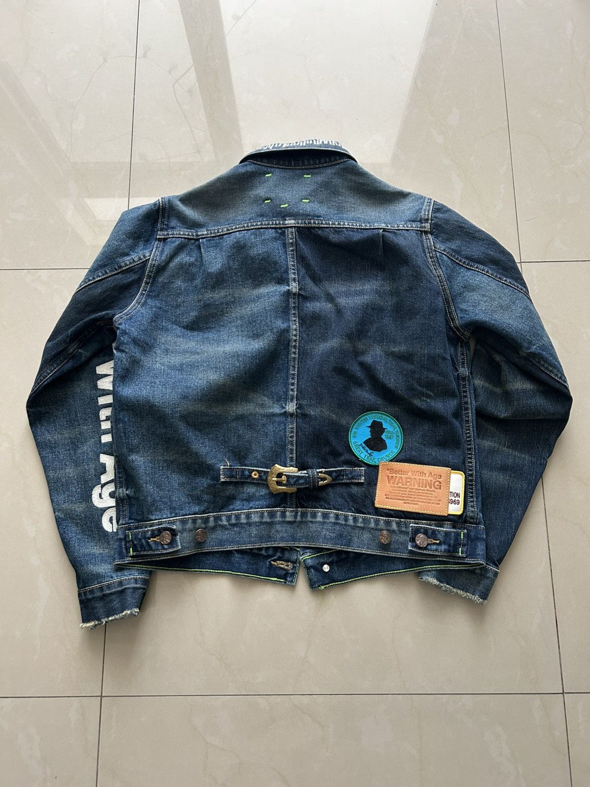 Better With Age Better With Age Patchwork Denim Jacket Size US S / EU 44-46 / 1 - 6 Thumbnail