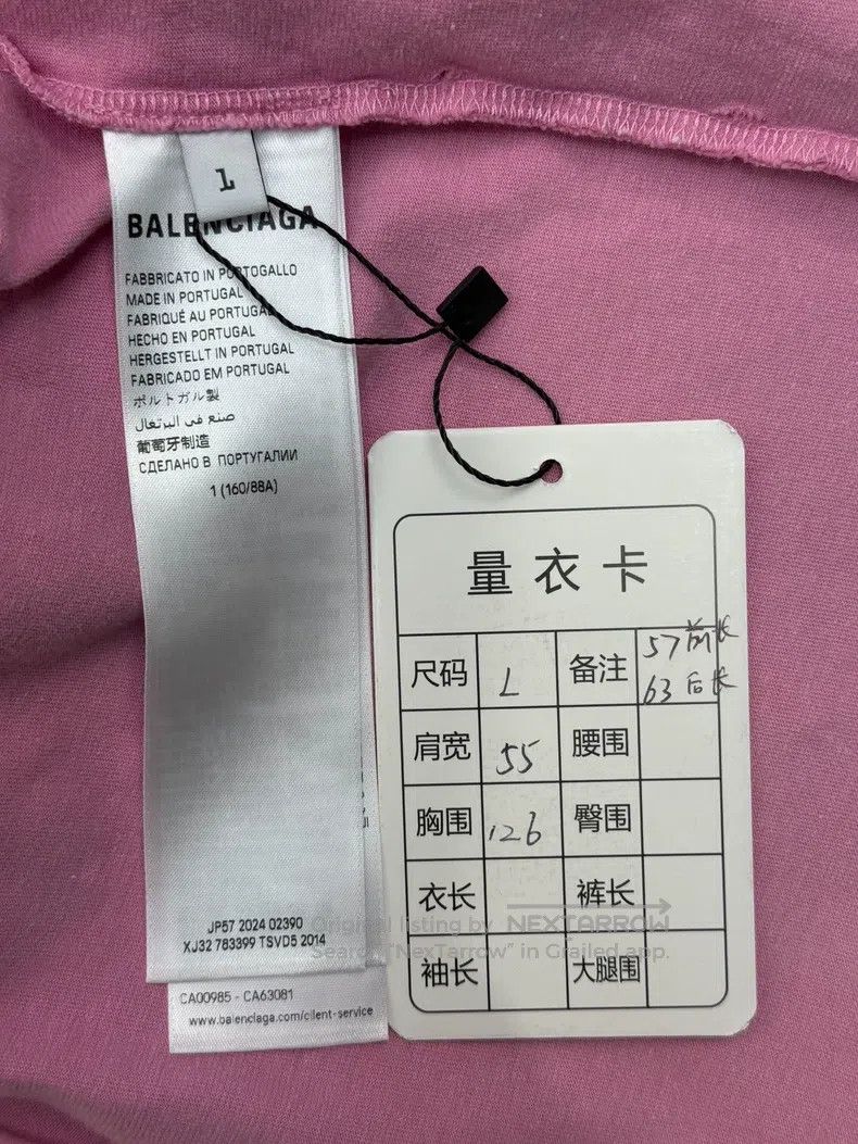 Balenciaga Balenciaga Pink graffiti short-sleeve Size US S / EU 44-46 / 1 - 6 Thumbnail