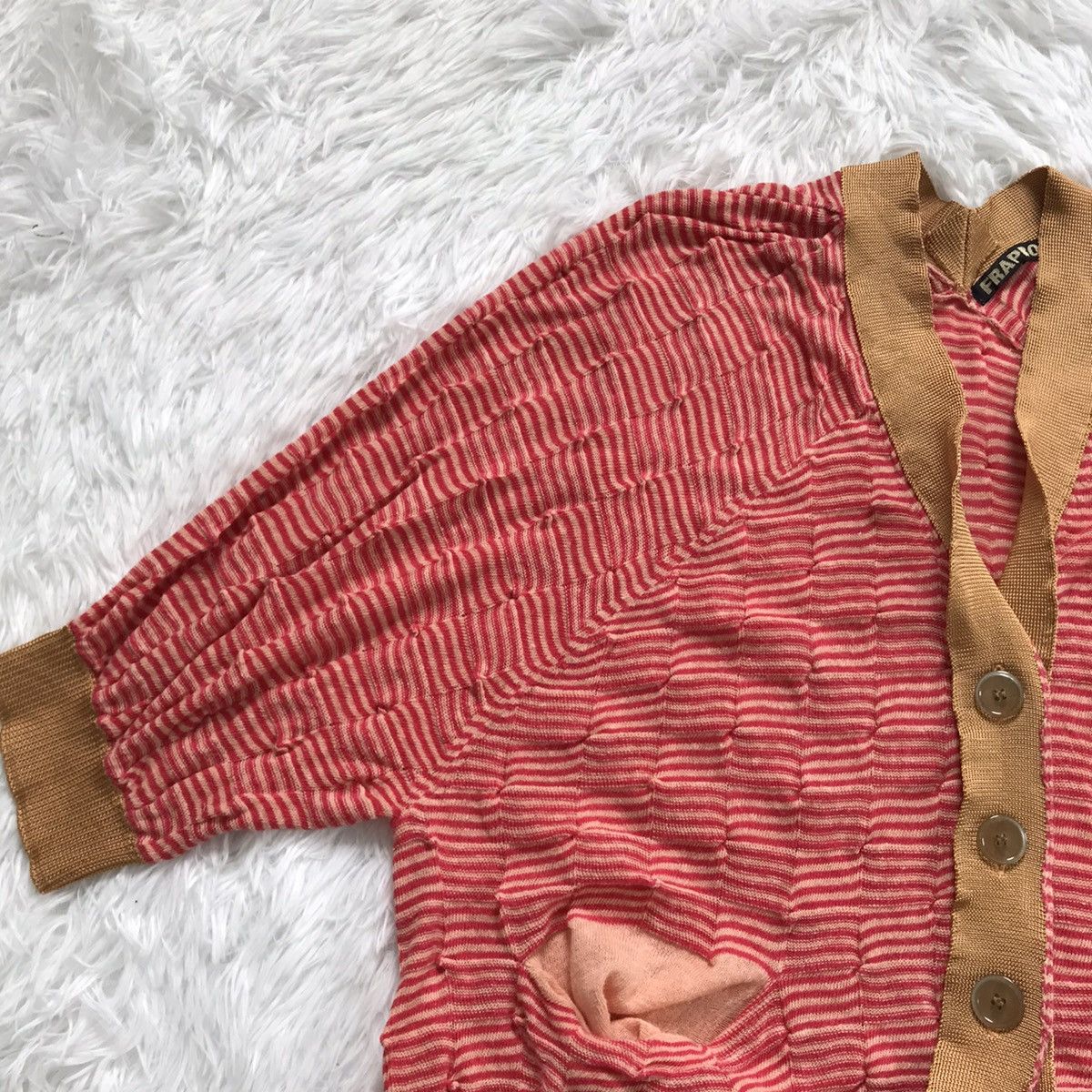Frapbois Frapbois red stripes cardigan Size S / US 4 / IT 40 - 2 Thumbnail