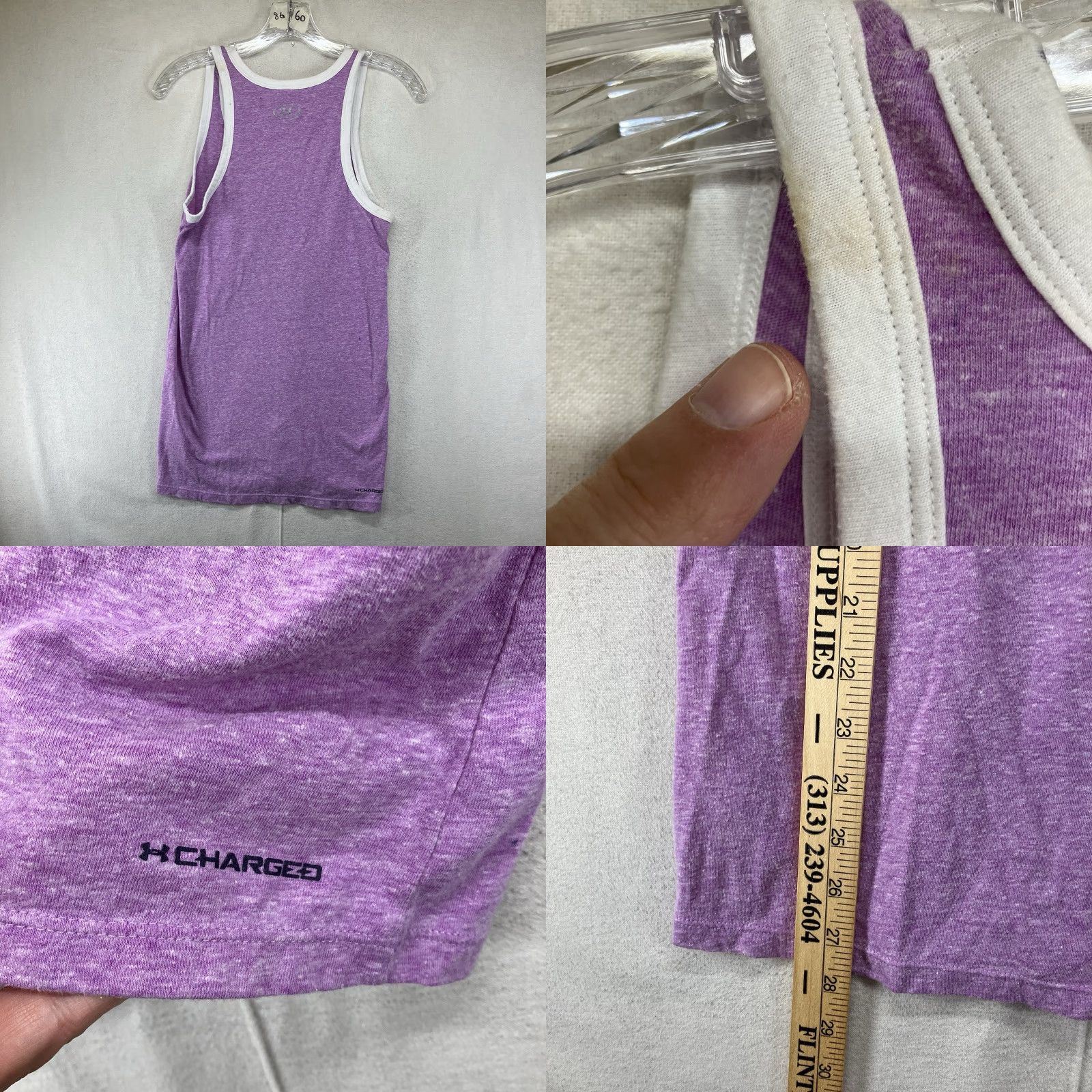 Under Armour Under Armour Tank Women 3-Pack M Multicolor HeatGear Athletic Sleeveless Round Neck 90s Neon Womens Size M / US 6-8 / IT 42-44 - 8 Thumbnail