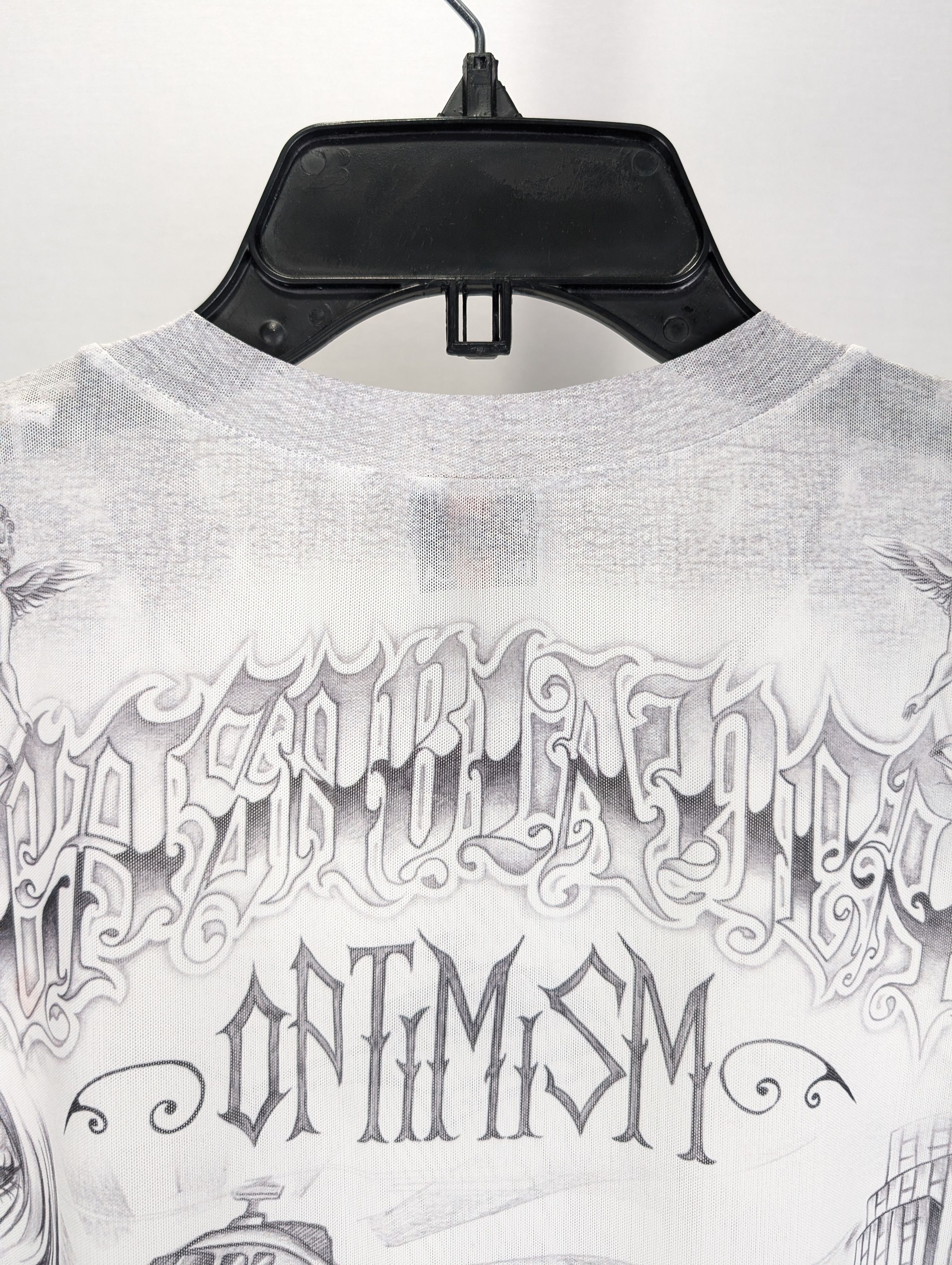 Casablanca o1rshd1 DUP / Printed Crewneck Short Sleeve Mesh Top Tattoo Size US S / EU 44-46 / 1 - 11 Thumbnail