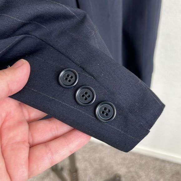 Salvatore Ferragamo Salvatore Ferragamo Wool Solid 2 Button Suit Jacket Blazer Size 44L - 3 Thumbnail
