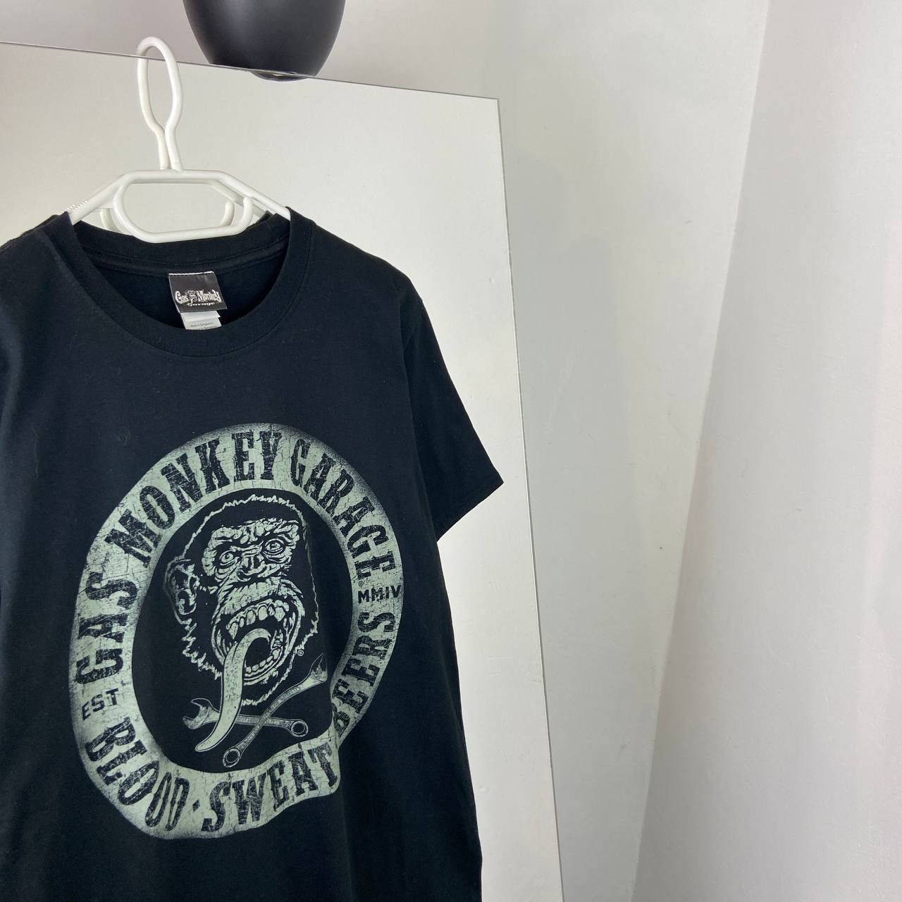 Vintage Gas Monkey Vintage Y2K Big Logo T-Shirt Streetwear 90s Size US M / EU 48-50 / 2 - 2 Thumbnail