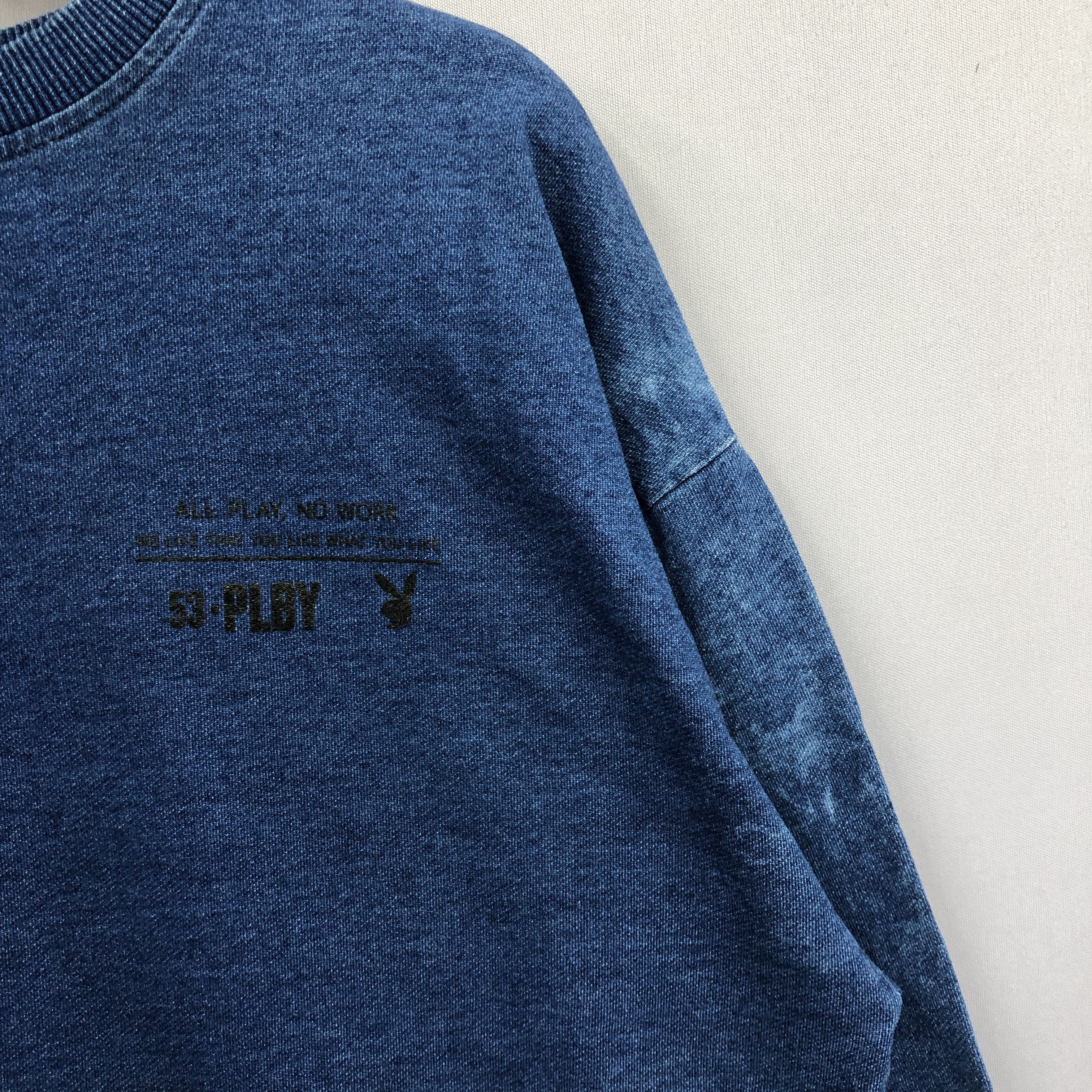 Playboy Vintage Y2K Playboy Sweater Distress Homeless Sweatshirt Size US M / EU 48-50 / 2 - 7 Thumbnail