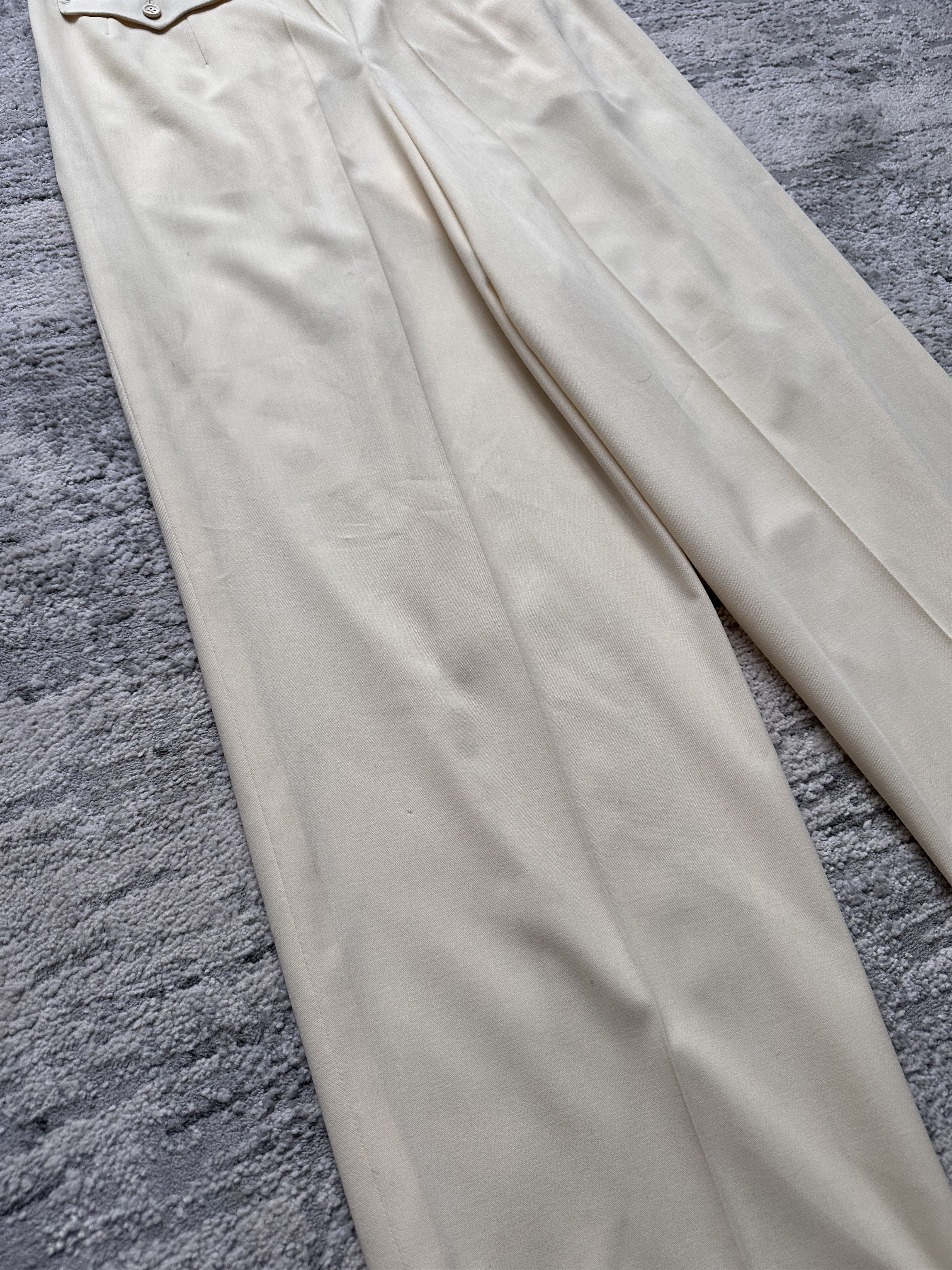 Jil Sander Jil Sander butter yellow pants vintage rare Size 25" / US 0 / IT 36 - 12 Thumbnail
