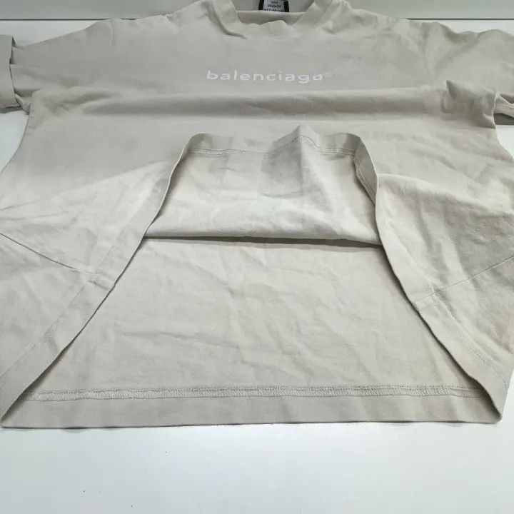Balenciaga Balenciaga Balenciaga Logo Print Short Sleeve TShirt -2507 Size US S / EU 44-46 / 1 - 4 Thumbnail