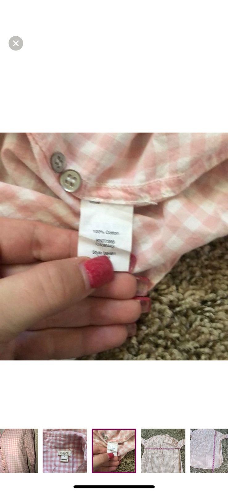 J.Crew J. Crew small boy fit plaid button down shirt Size S / US 4 / IT 40 - 2 Thumbnail