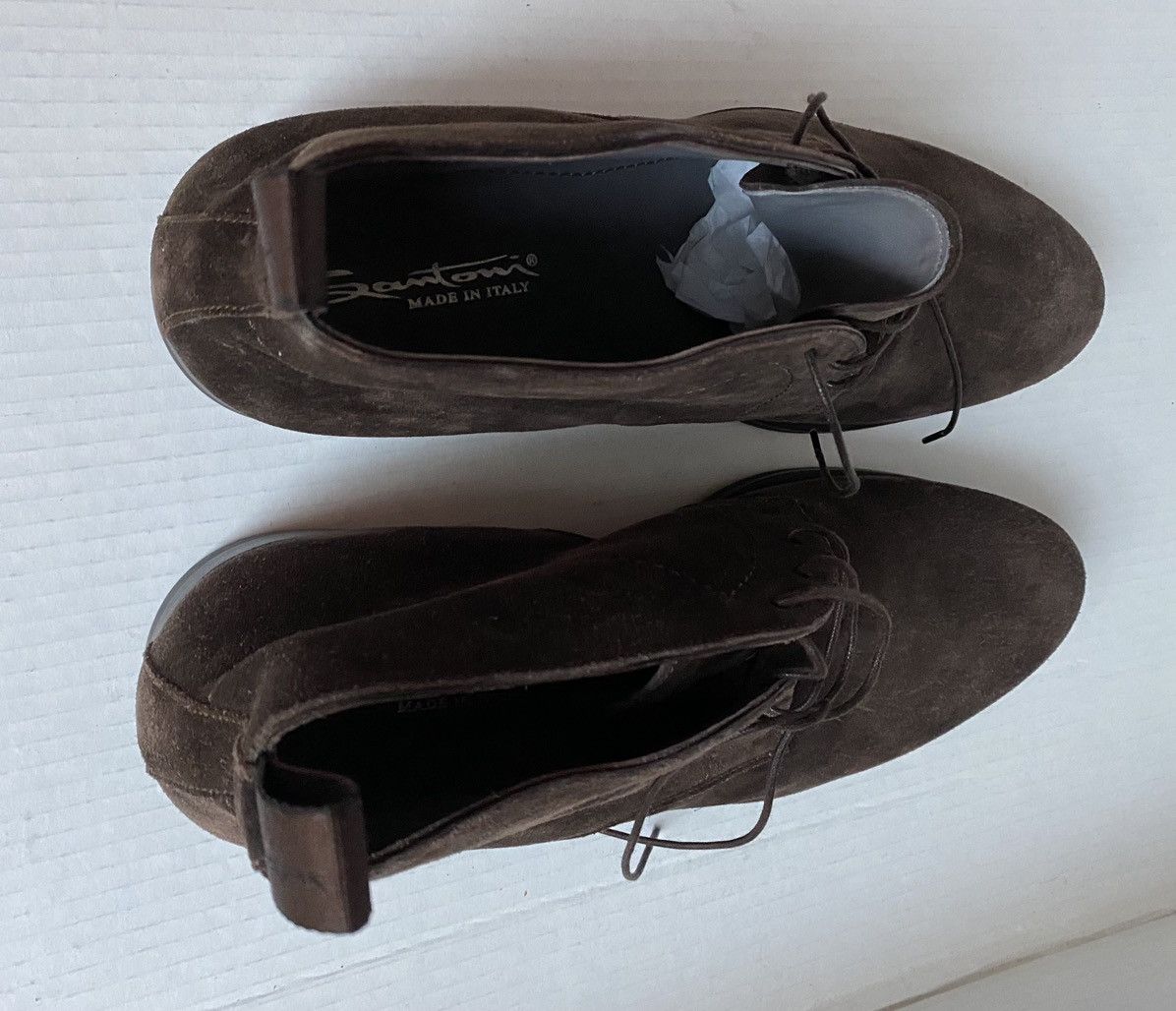 Santoni Santoni 🇮🇹 brown brushed suede handmade desert boots 11 NEW Size US 11 / EU 44 - 9 Thumbnail