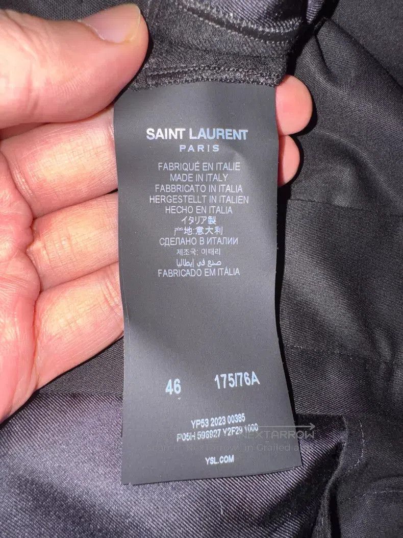 Saint Laurent Paris Saint Laurent Paris Flannel Men's Dress Pants i Size US 30 / EU 46 - 5 Thumbnail