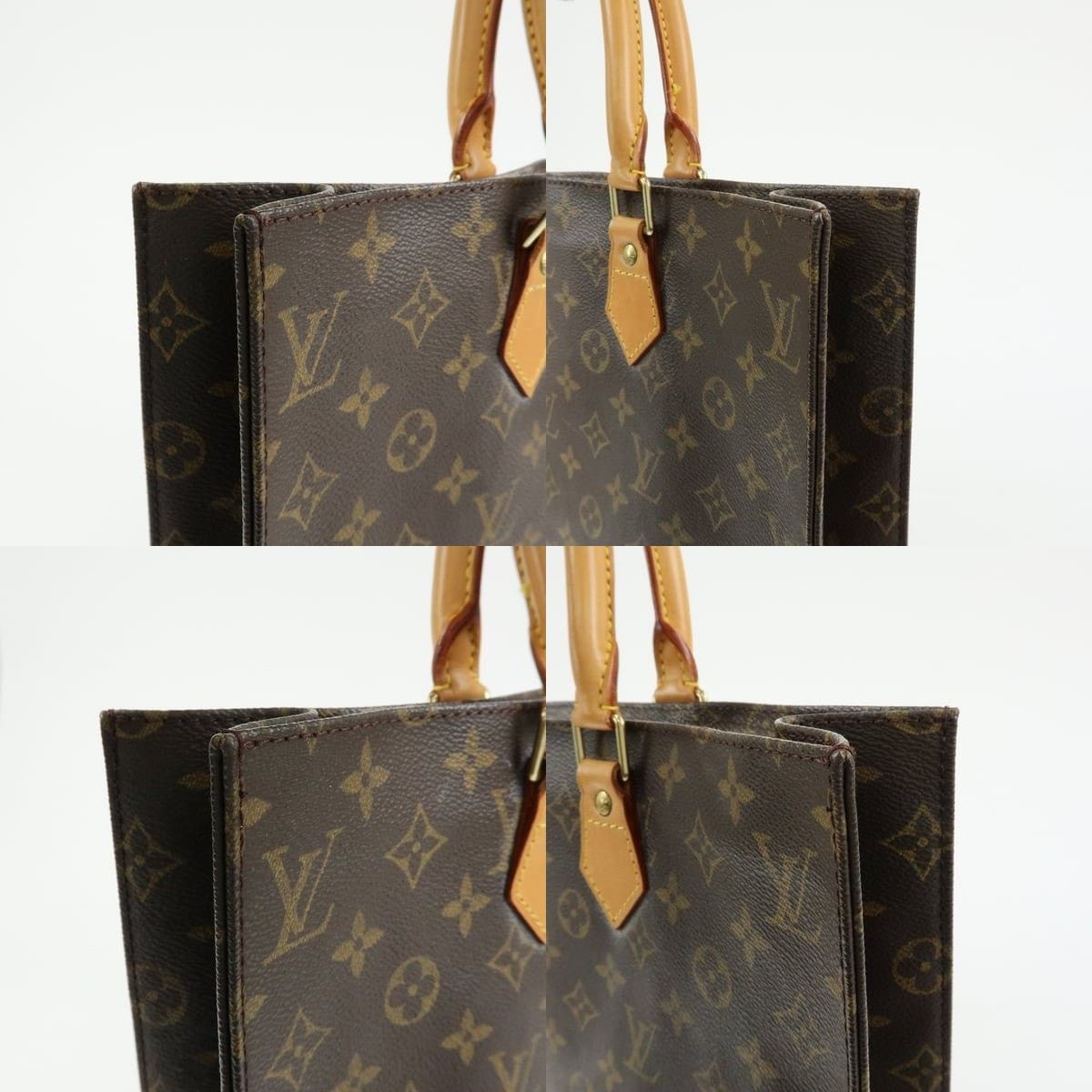 Louis Vuitton Louis Vuitton Monogram Sac Plat Tote Brown Size ONE SIZE - 6 Thumbnail
