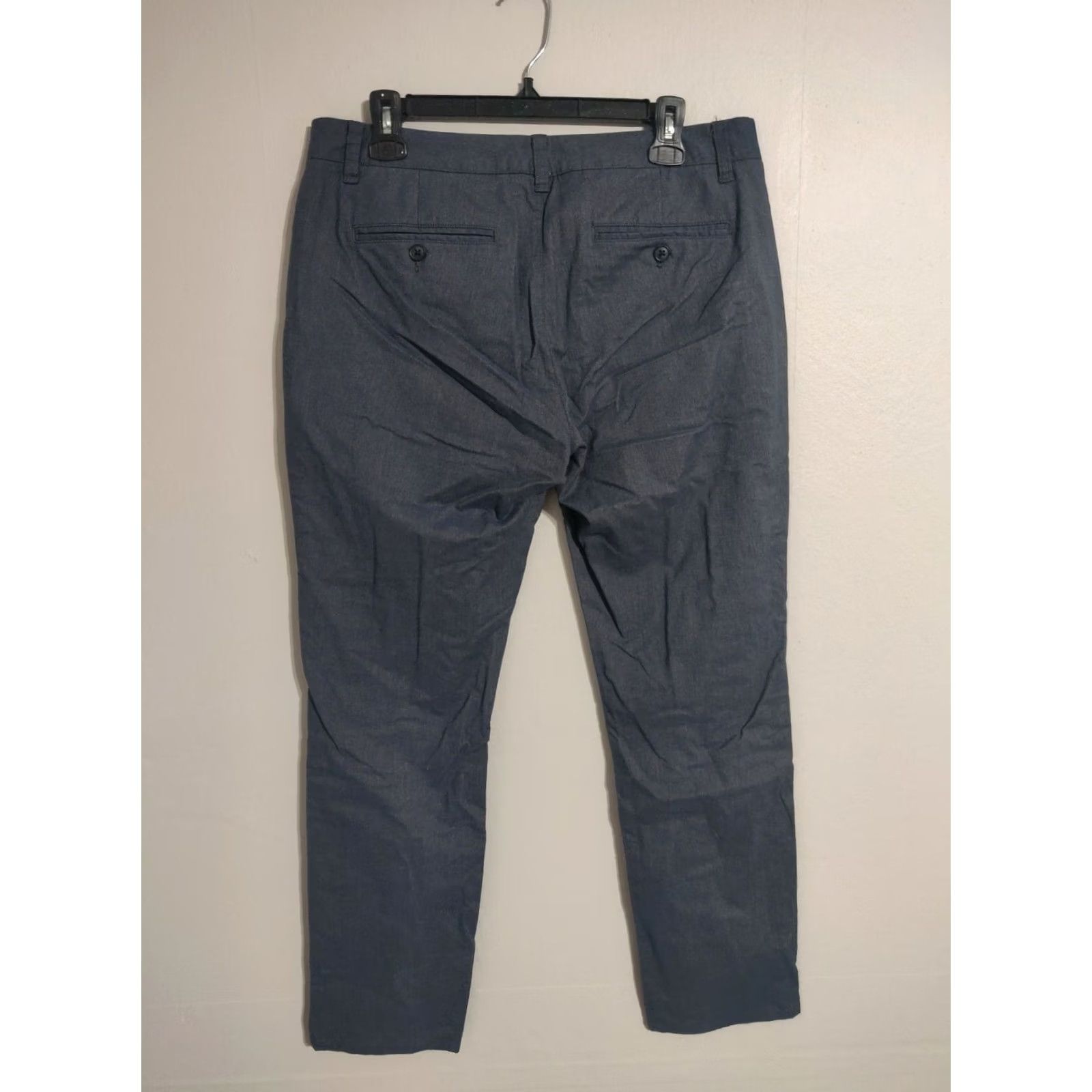 Bonobos Bonobos Chino Pants Mens 33x31 Athletic Fit Casual Dress Darker Blue/Gray Size US 34 / EU 50 - 3 Thumbnail