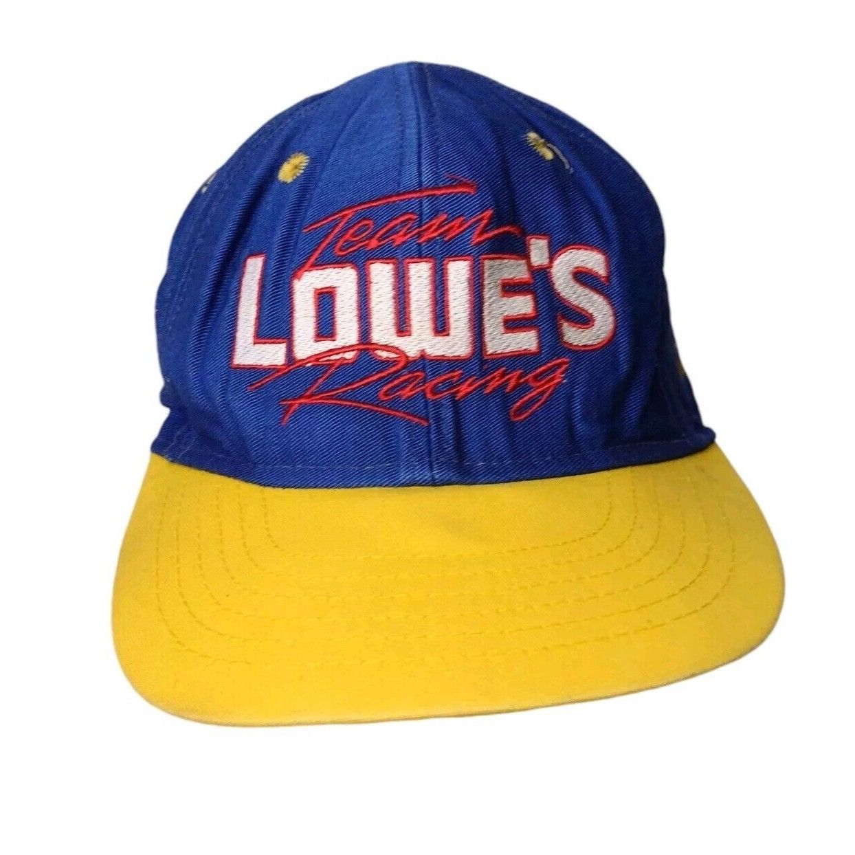Vintage Team Lowe's 90s Racing Hat Cap #31 Mike Skinner Blue Snapbac Size ONE SIZE - 1 Thumbnail