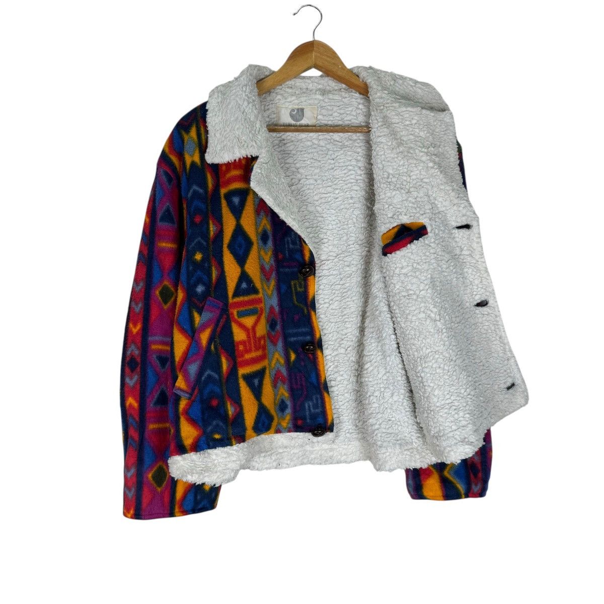 Native ☀️TURKEY BEAR NATIVE COLORWAY SHERPA JACKET Size US L / EU 52-54 / 3 - 5 Thumbnail