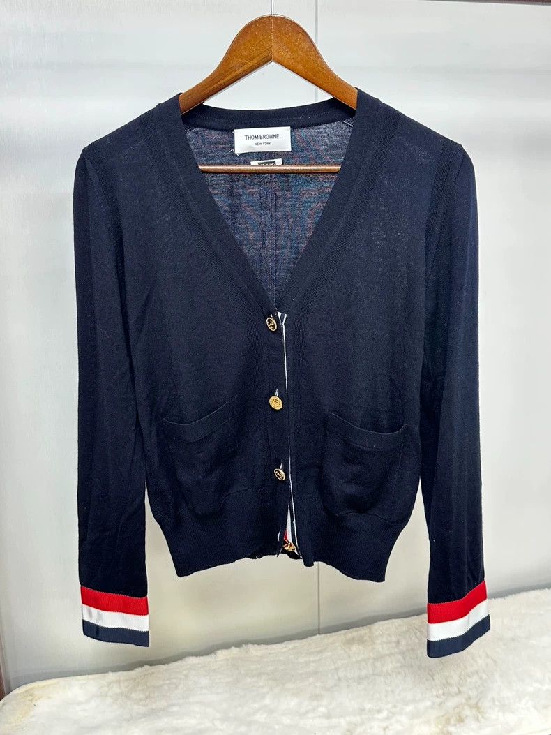Thom Browne Thom Browne cardigan Size US XXS / EU 40 - 1 Thumbnail