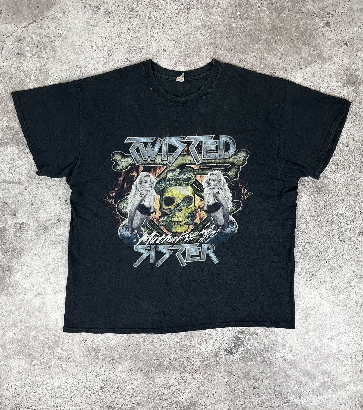 Band Tees × Vintage Twisted Sister Vintage 00s T Shirt y2k Size US XL / EU 56 / 4 - 1 Thumbnail