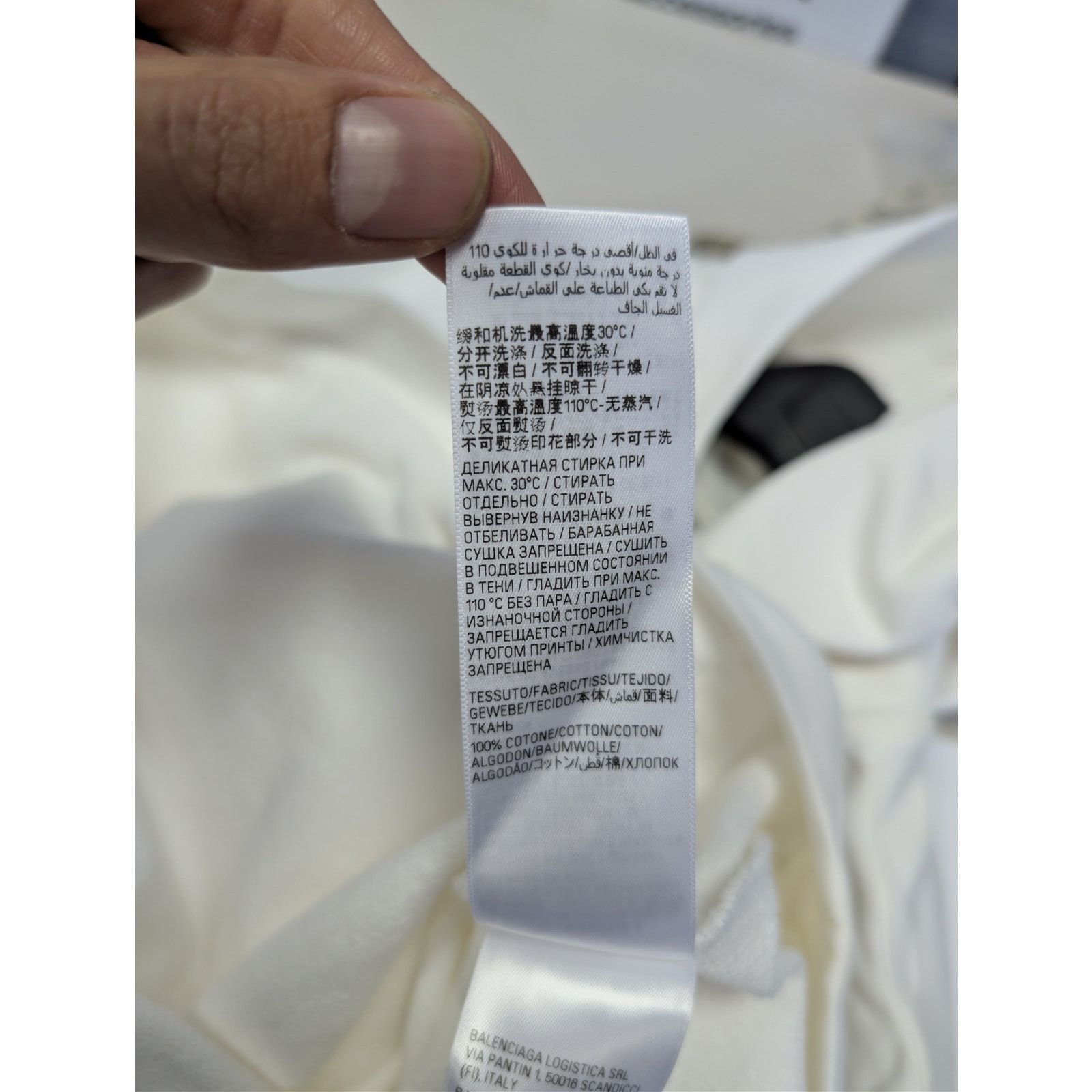 Balenciaga o1rshd1 Large Fit Hoodie in White / Red Size US L / EU 52-54 / 3 - 20 Thumbnail